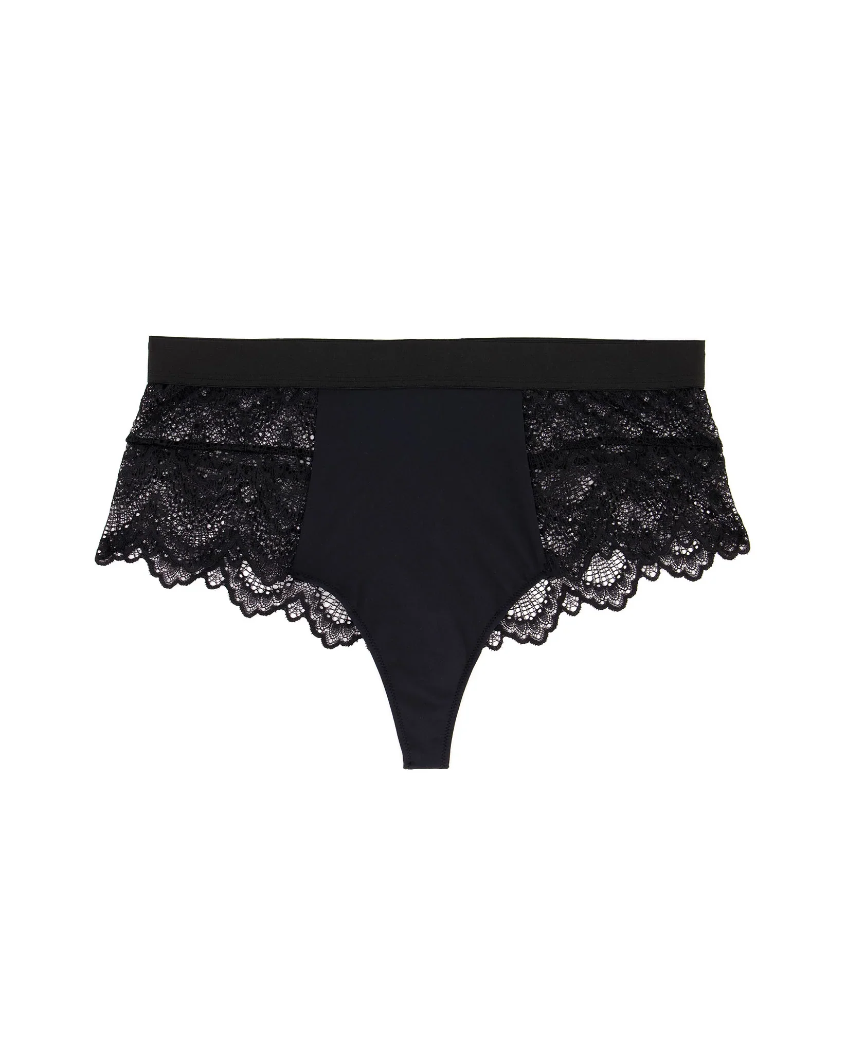 Highwaist String 002 Saboteur Black