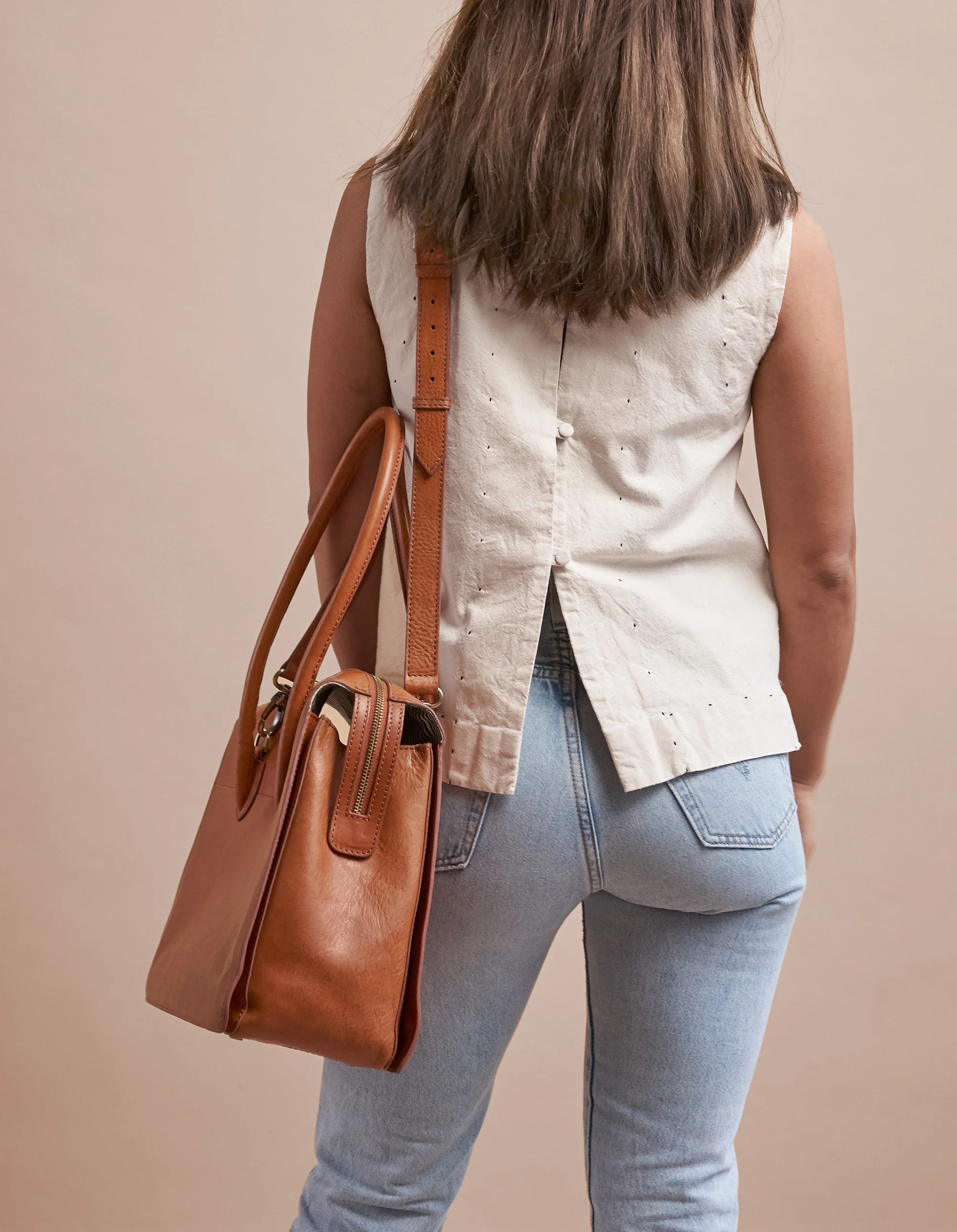 Kate Stromboli Leather Cognac