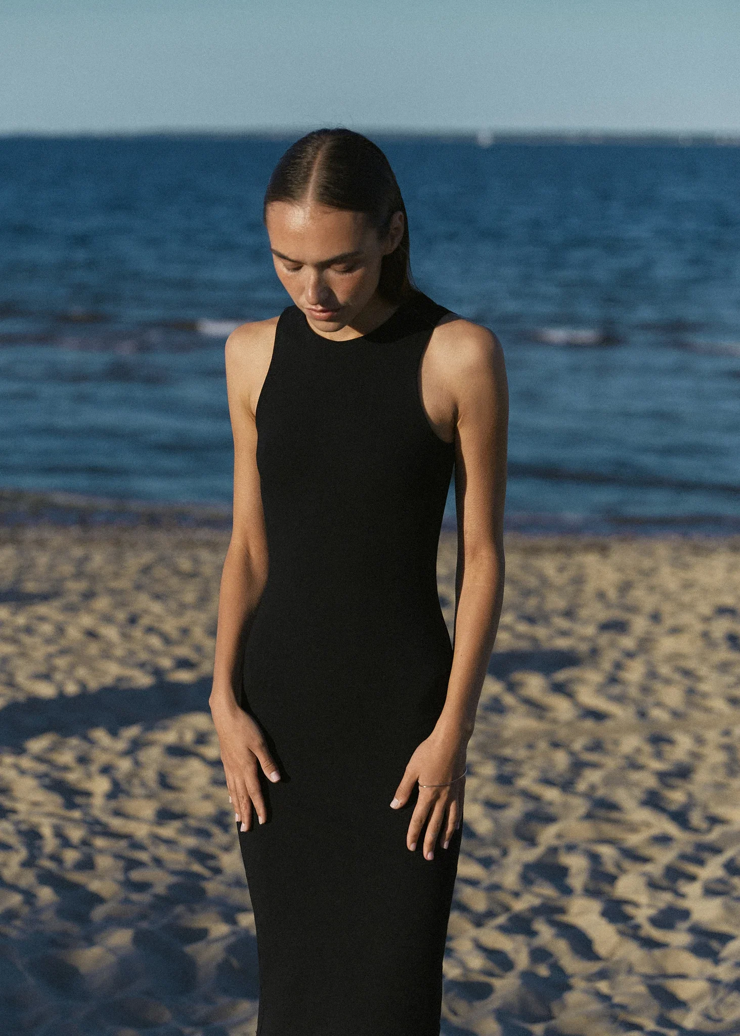 Nora Bamboo Jersey Dress Black