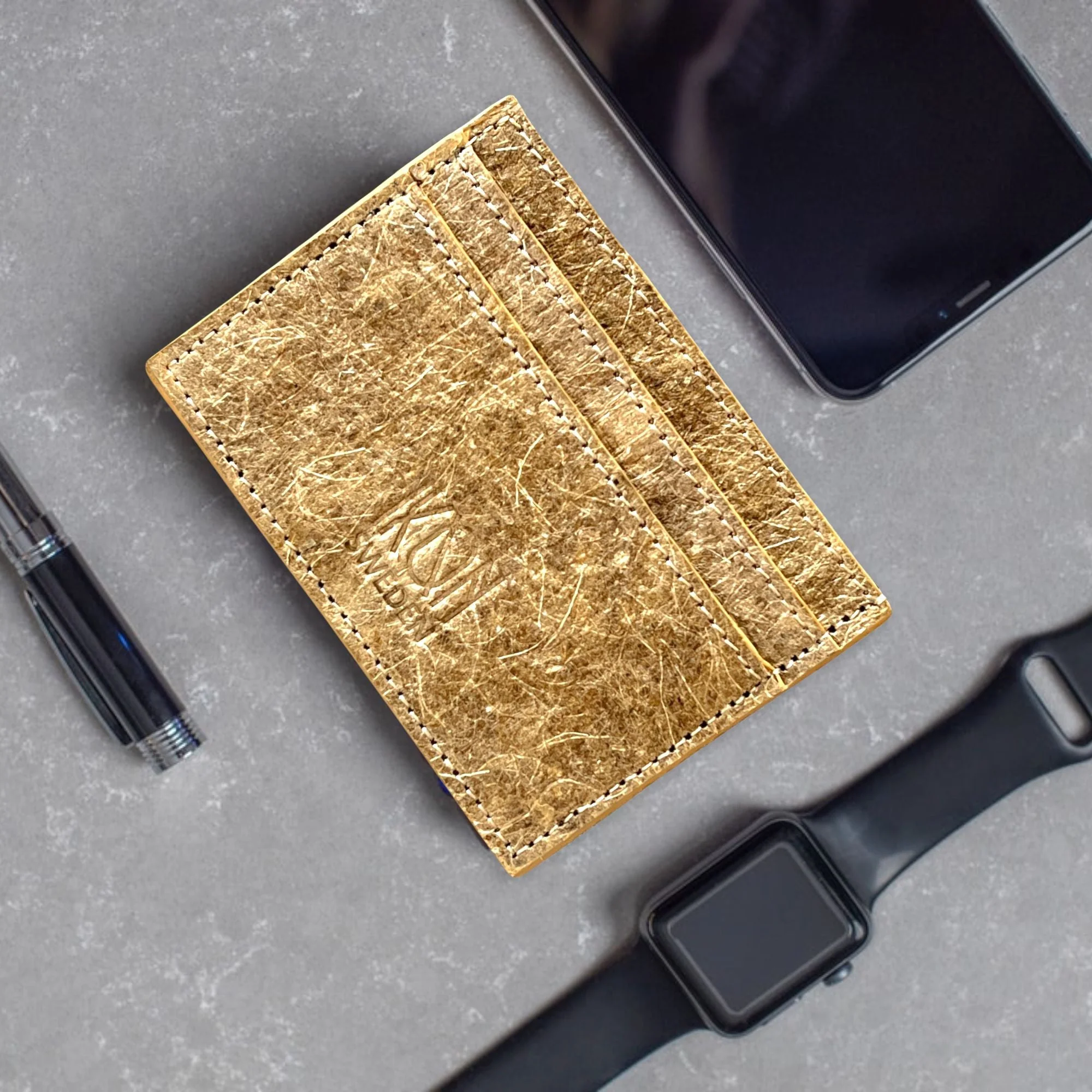 Coconut Leather Card Holder Natural