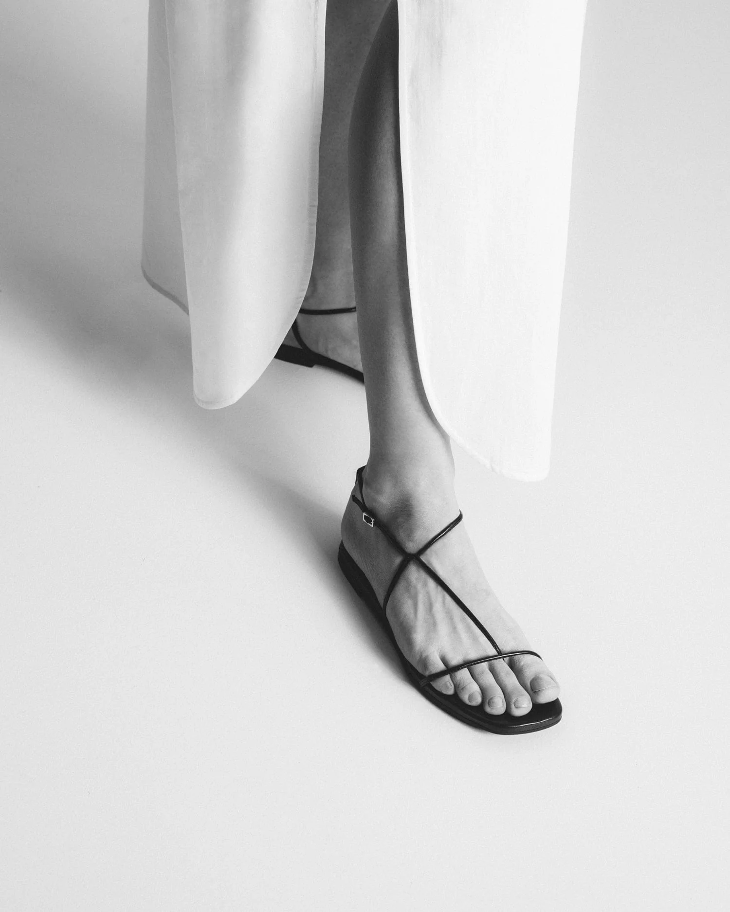 The Evening Sandal Black