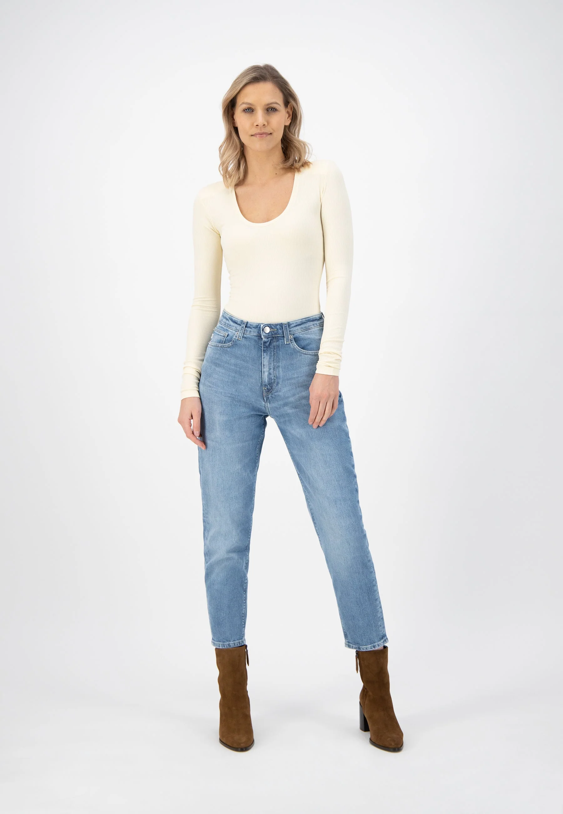 Mams Stretch Tapered Jeans Old Stone