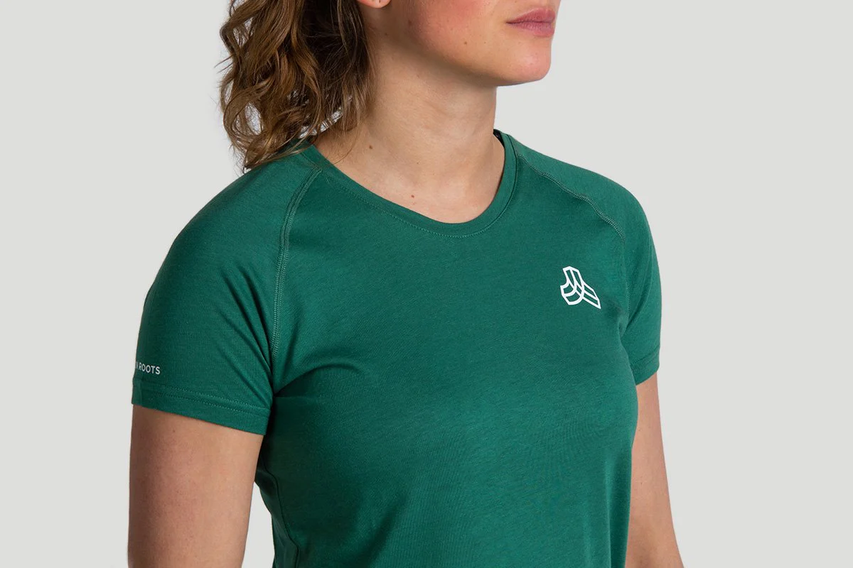 Iron Roots Beechwood Performance T-Shirt Jade Green