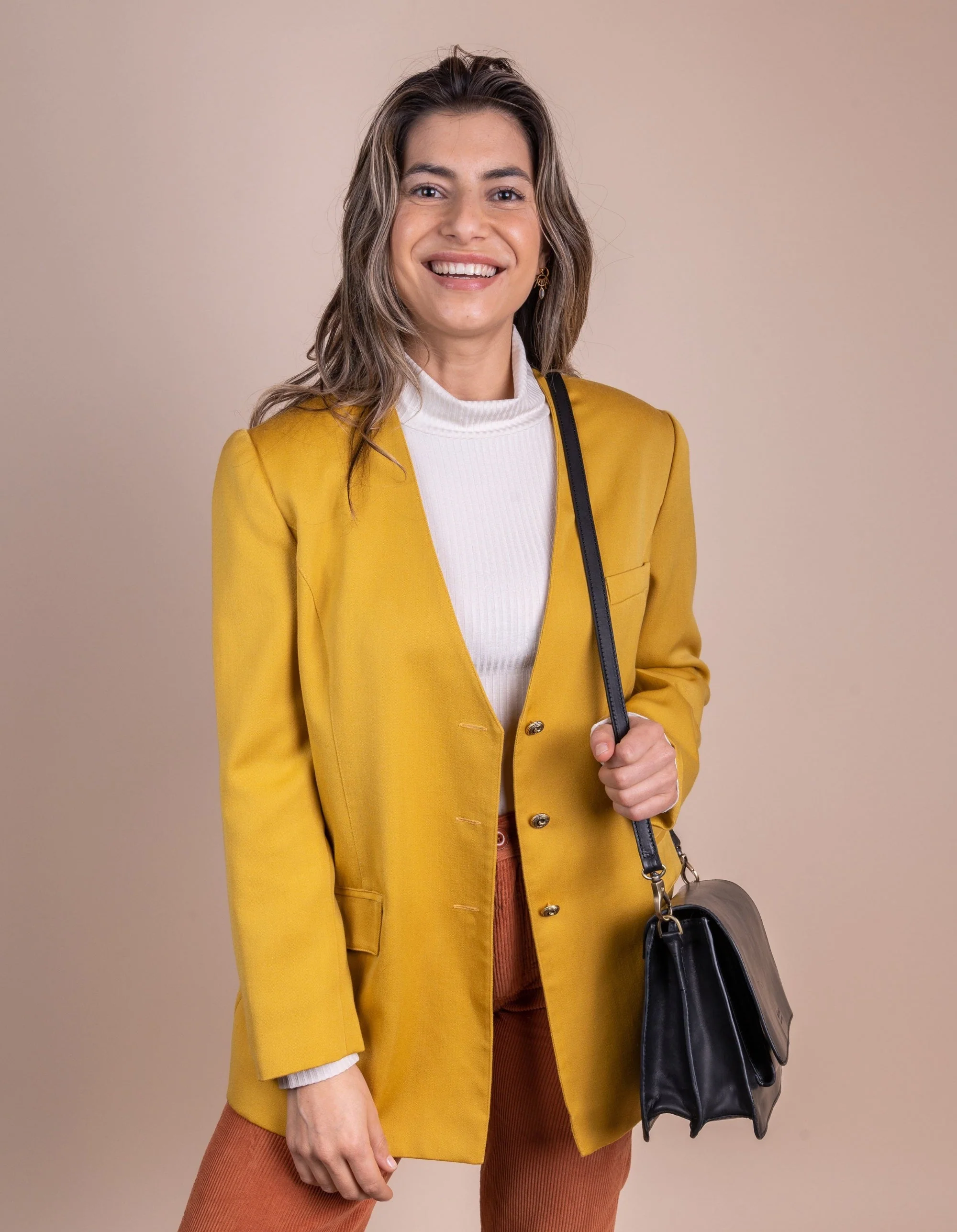 Harper Black Classic Leather