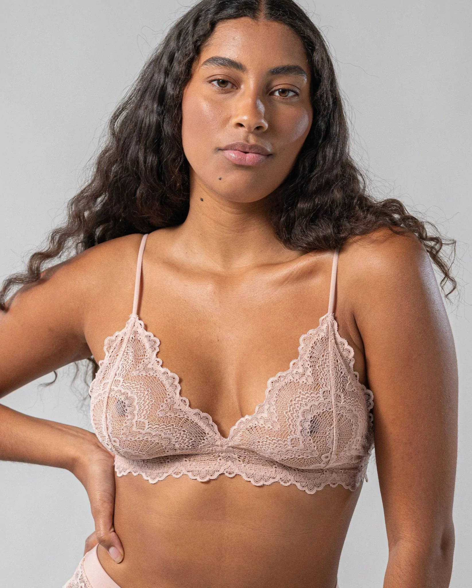 Lace Bralette Naked