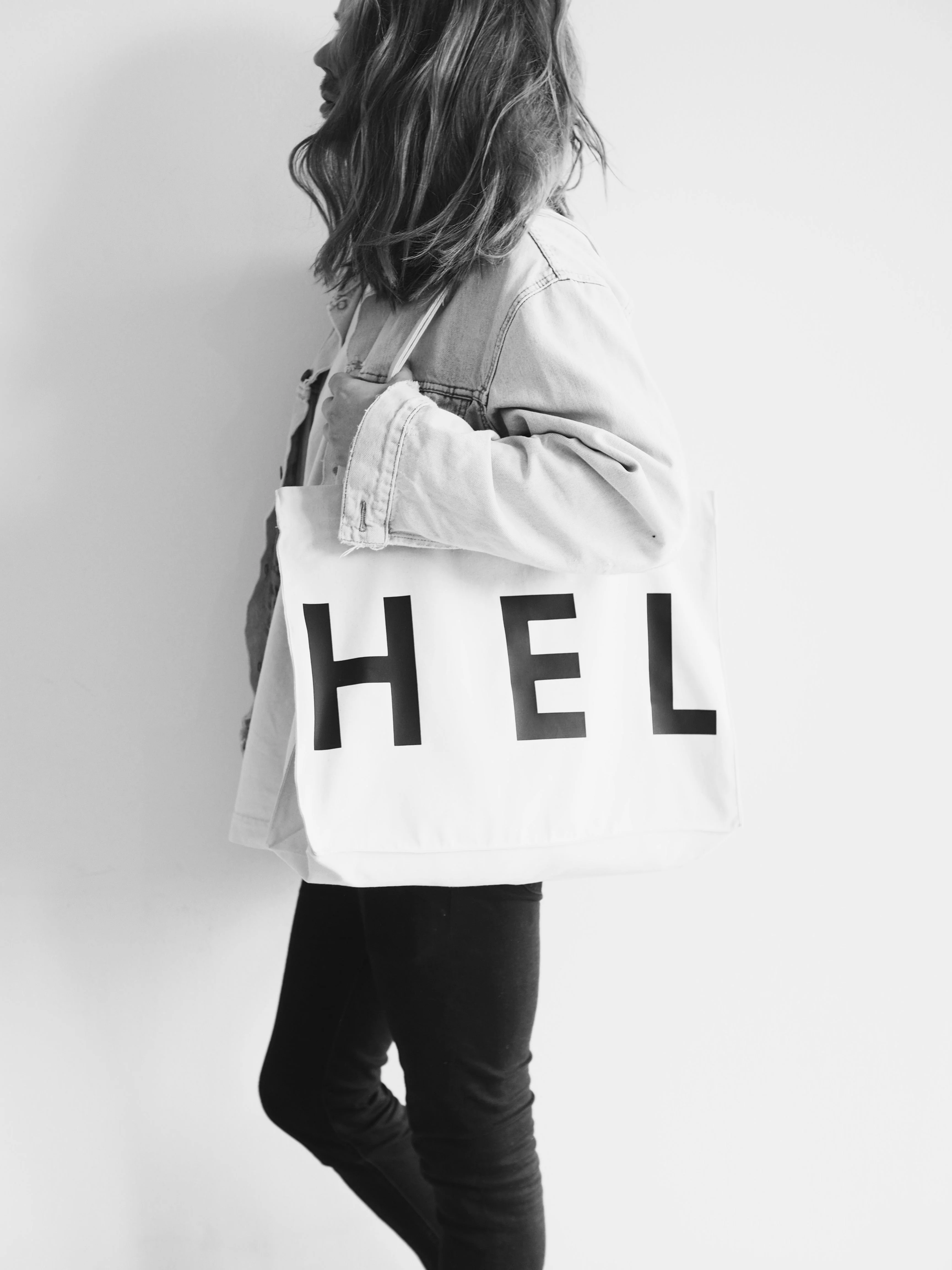 HEL N° 5 Shopper Bag Raw White
