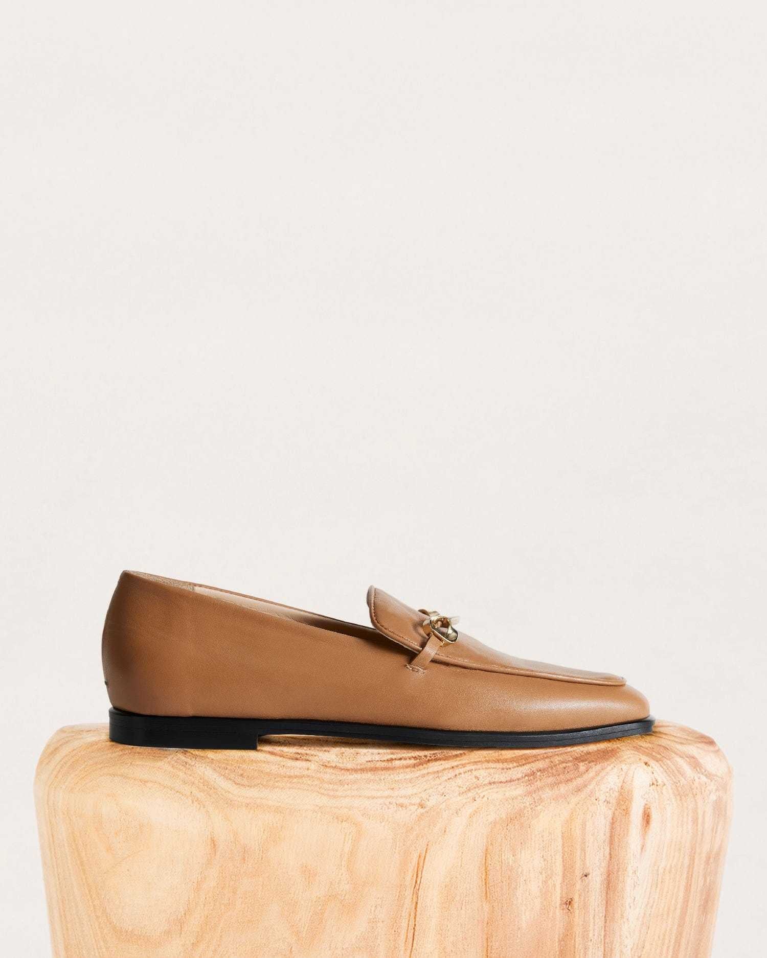 The Modern Moccasin Tan With Hardware