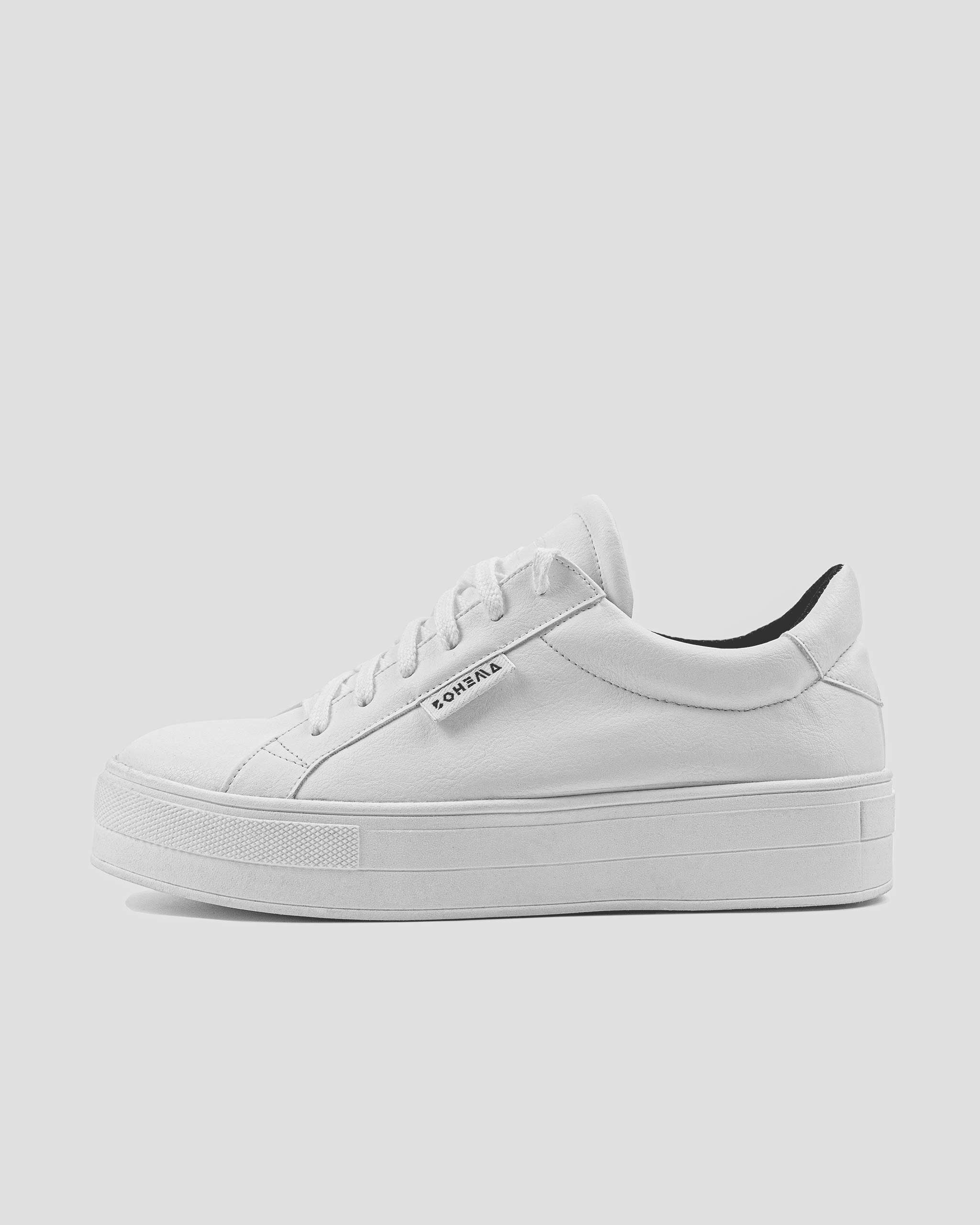 Bohema Sneakers Vegea Grape Leather Aware Sneakers  White