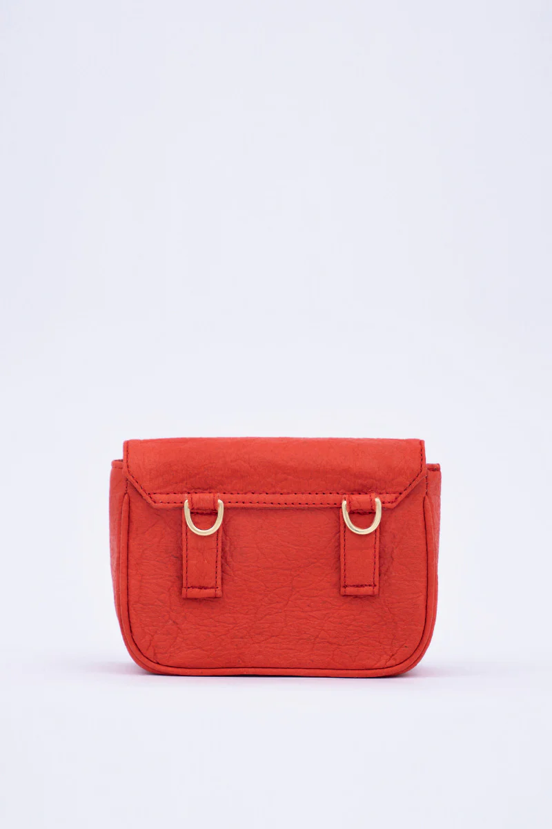 New York JFK Piñatex® Belt Bag Cherry