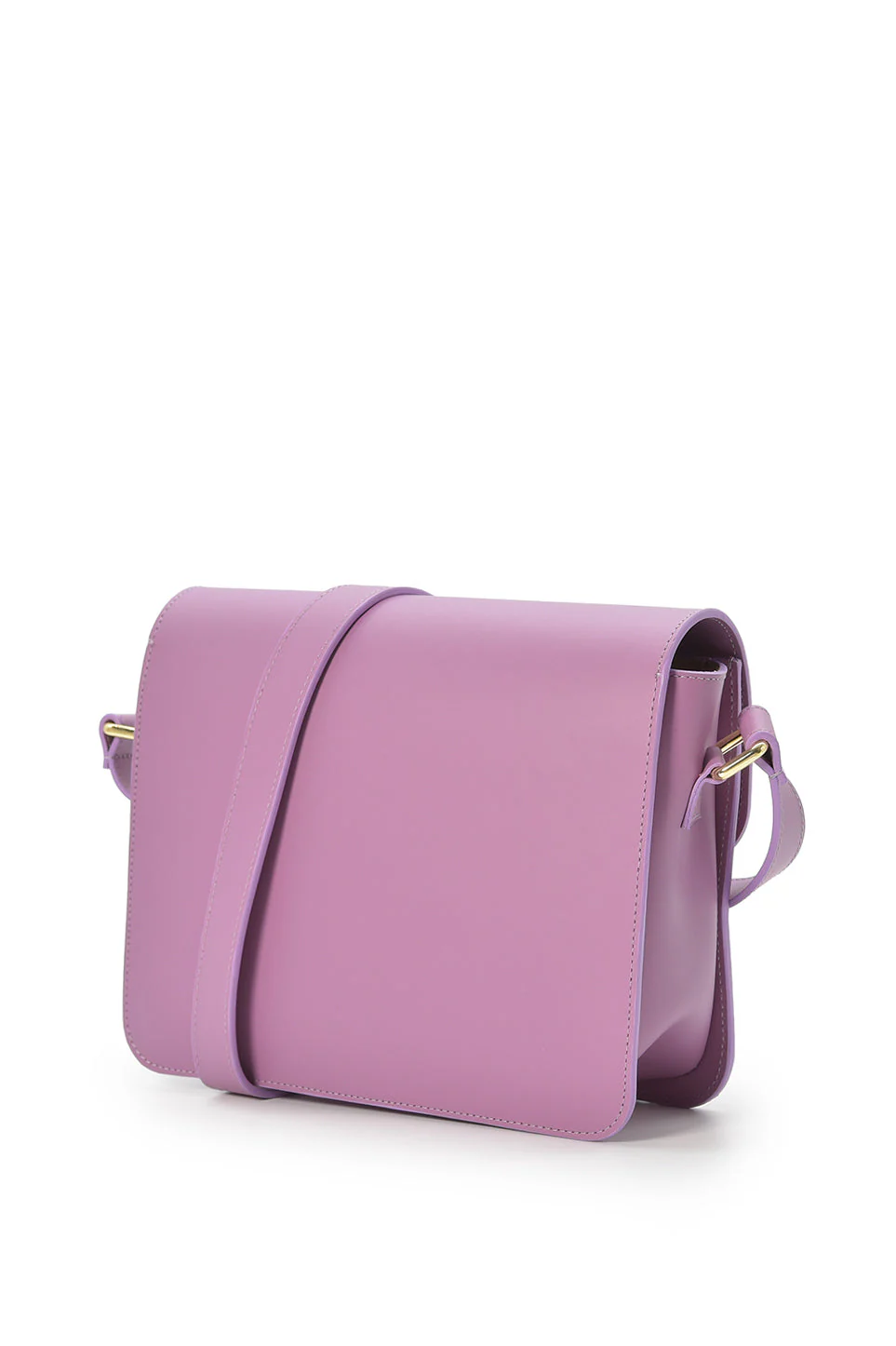 Squere Leather Shoulder Bag Malva