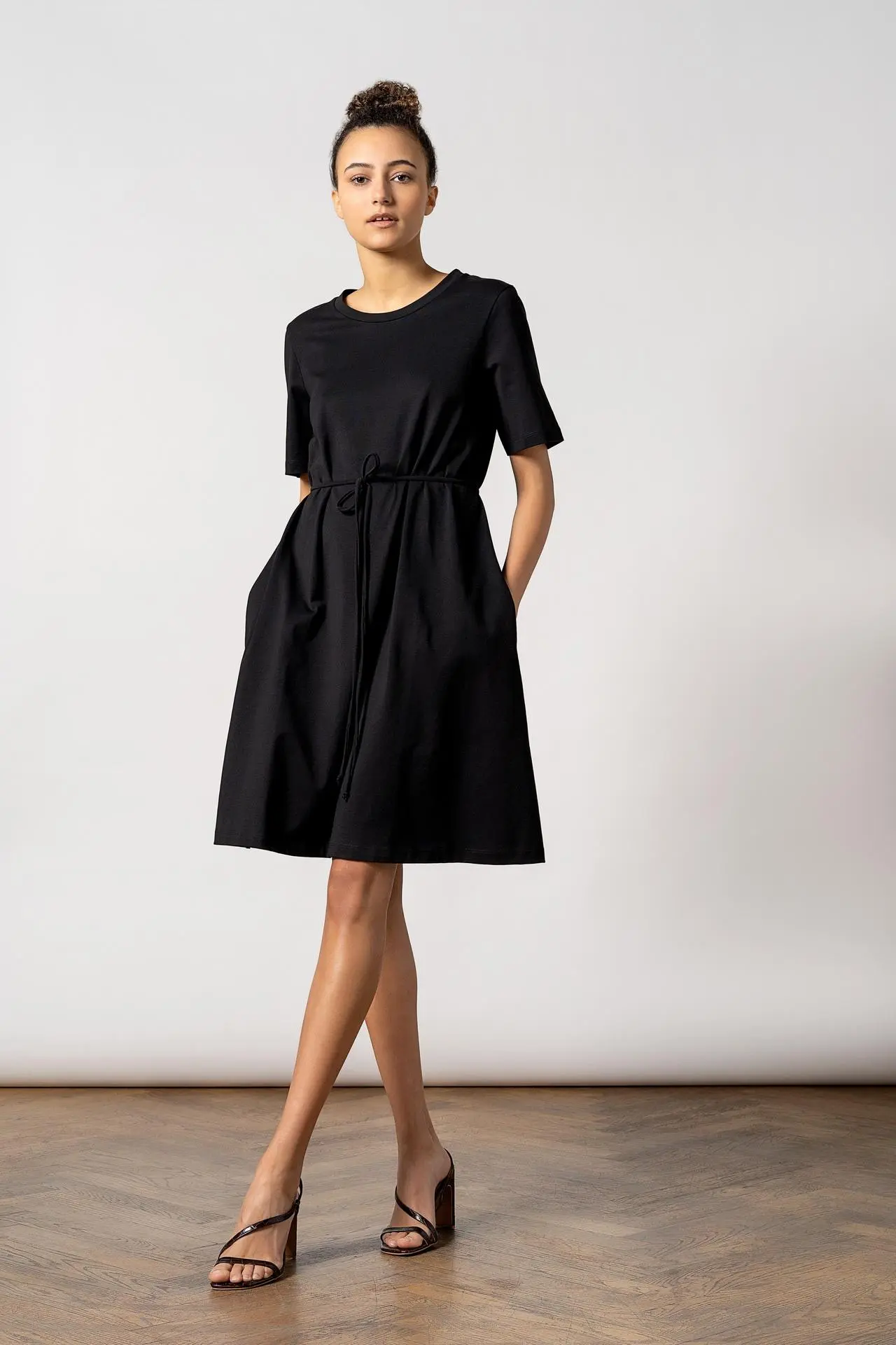 Ofelia Organic Cotton Dress Black
