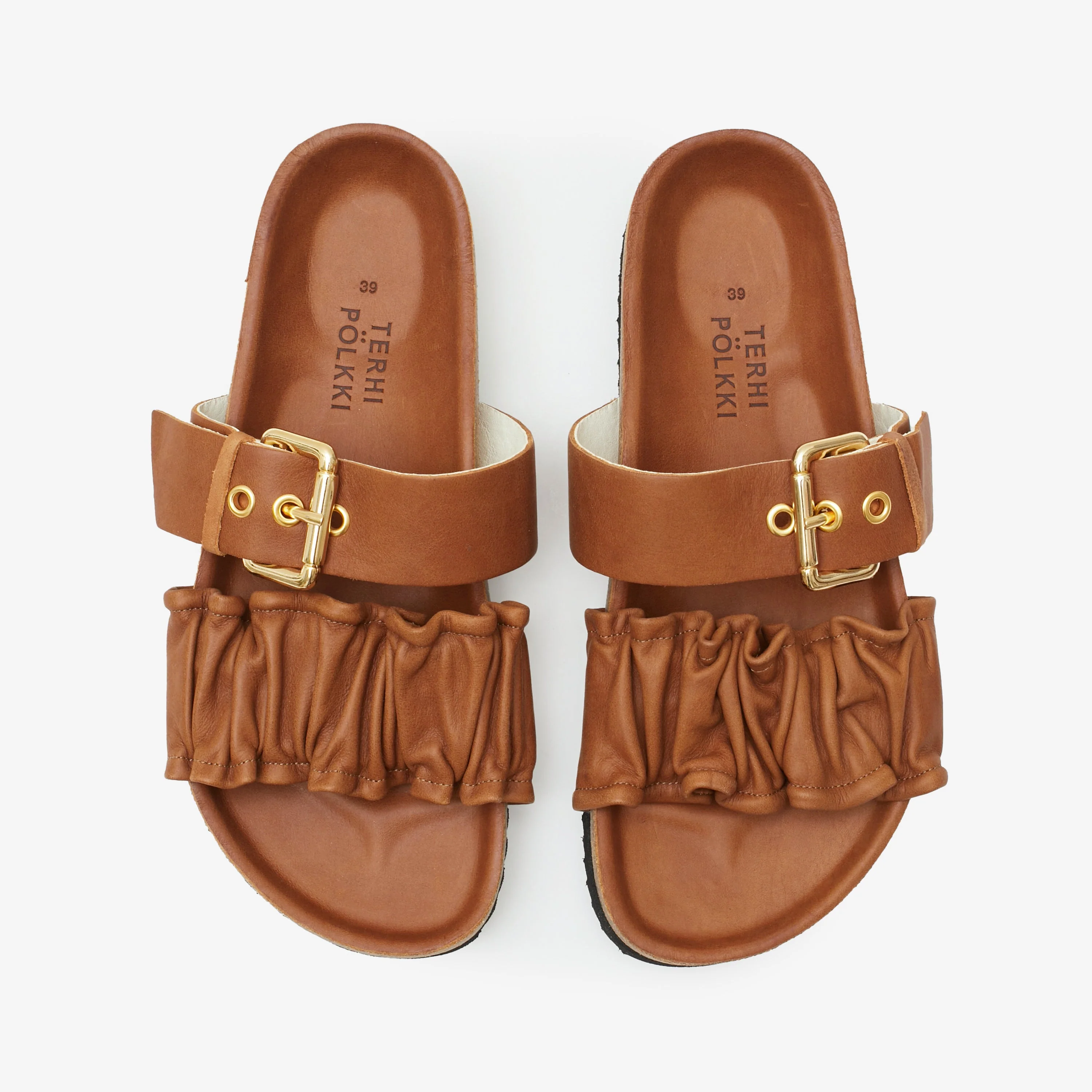 Iris Fussbett Sandal Brown