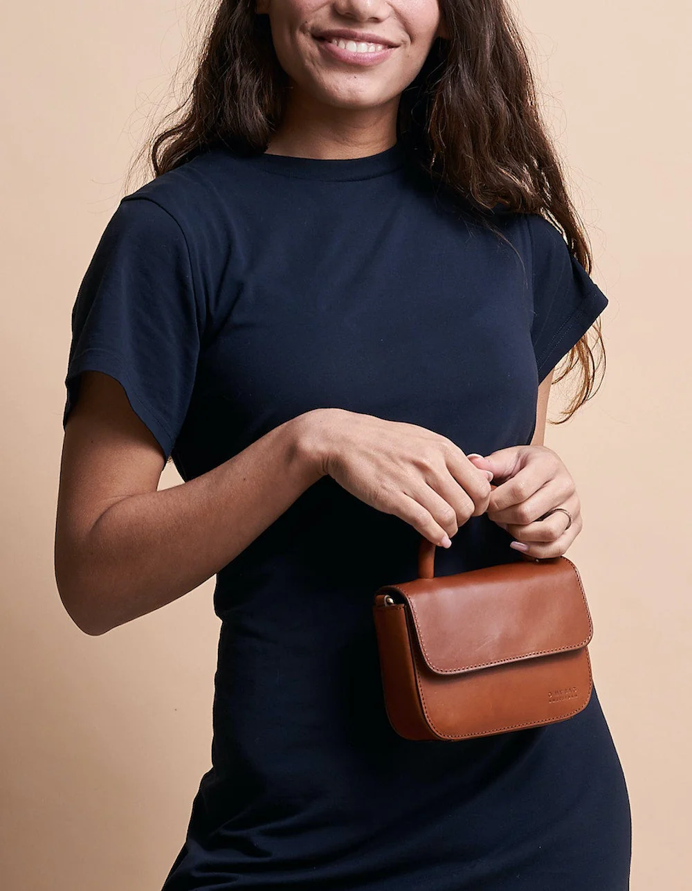 Nano Bag Classic Leather Cognac