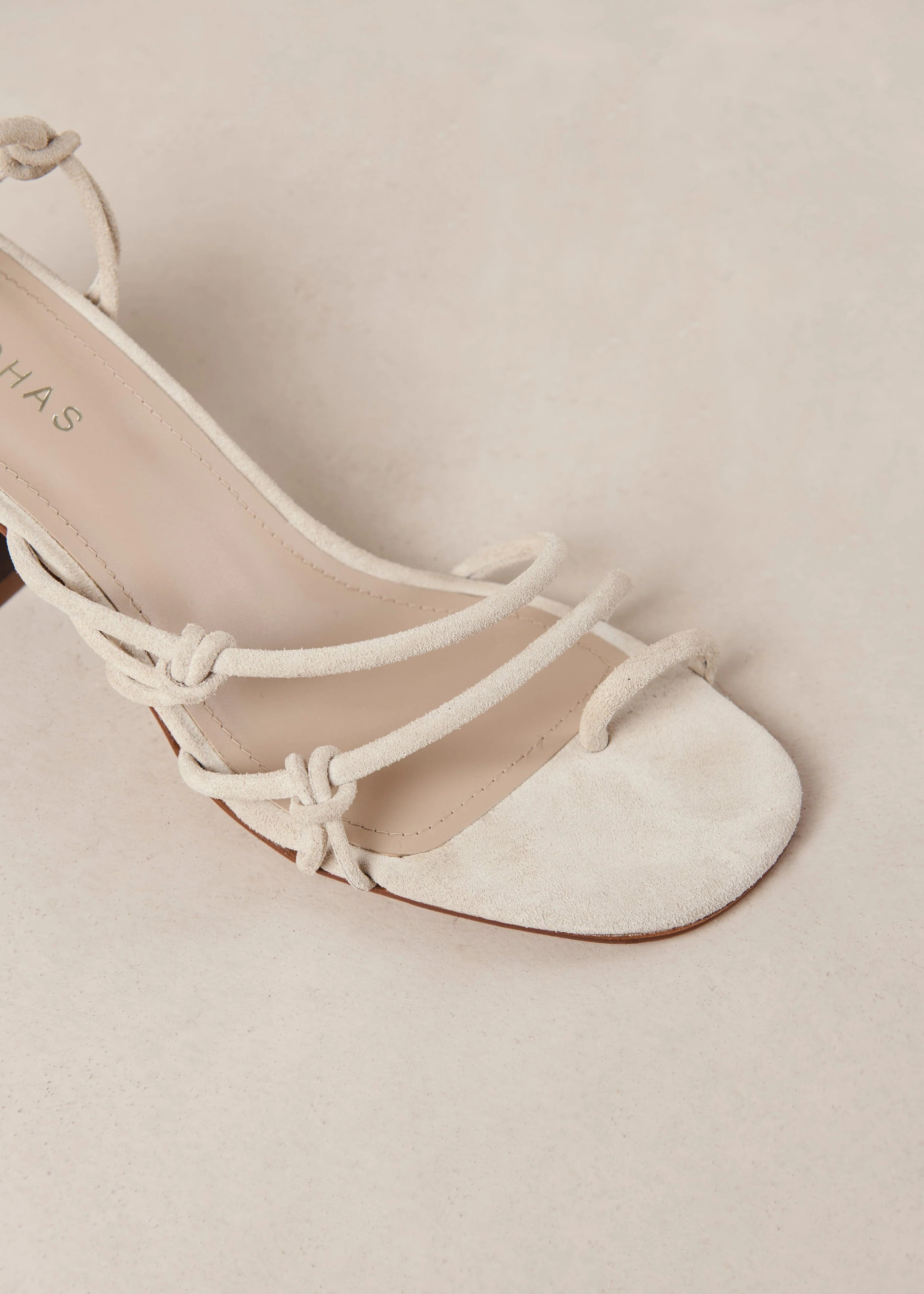 Goldie Leather Sandals Cream