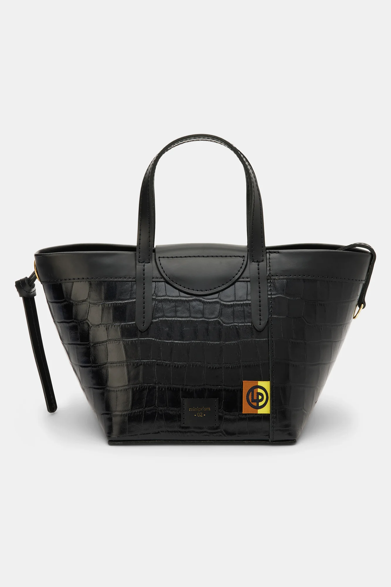 Lance Pierres Miniprism 02 Body Tote - Carbon Croc