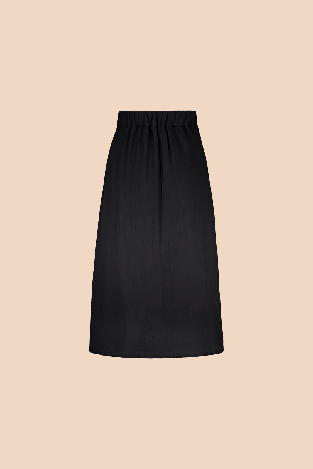 Button Skirt Black