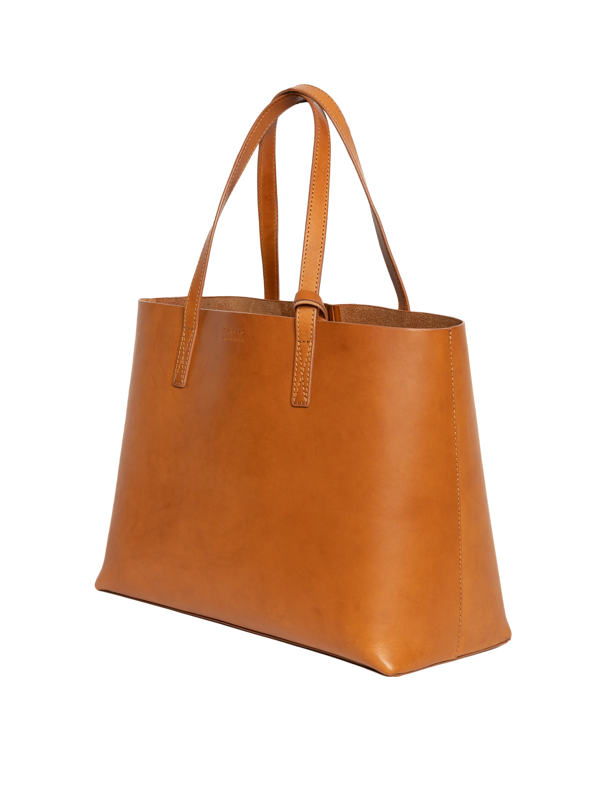Sam Classic Leather Shopper Bag Cognac