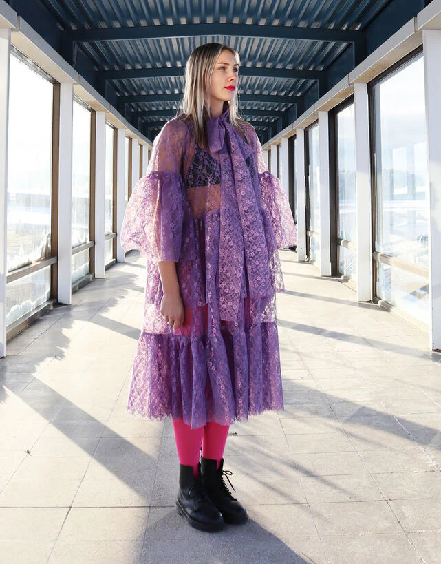 Lush Dress Lace Lavender