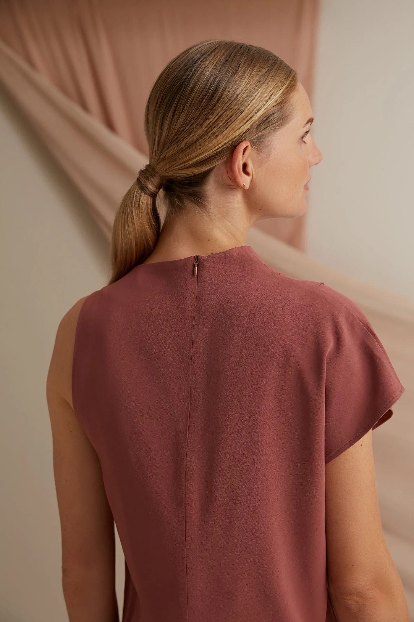 Dina Draped Viscose Top