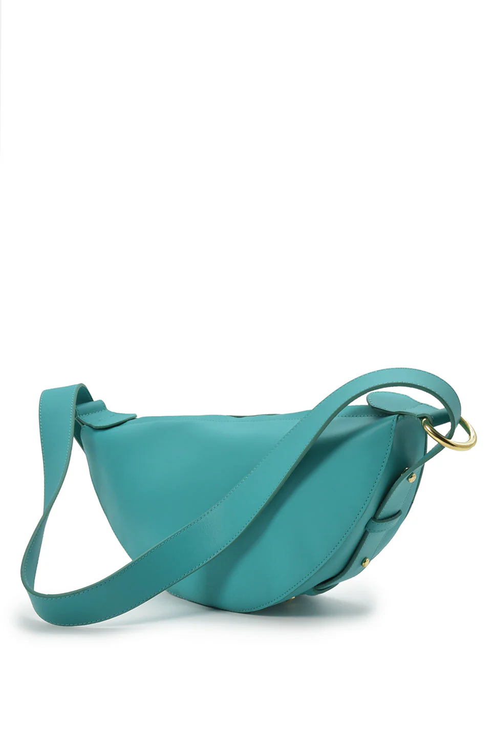 Multi-Position Half Moon Shoulder Bag Turquoise