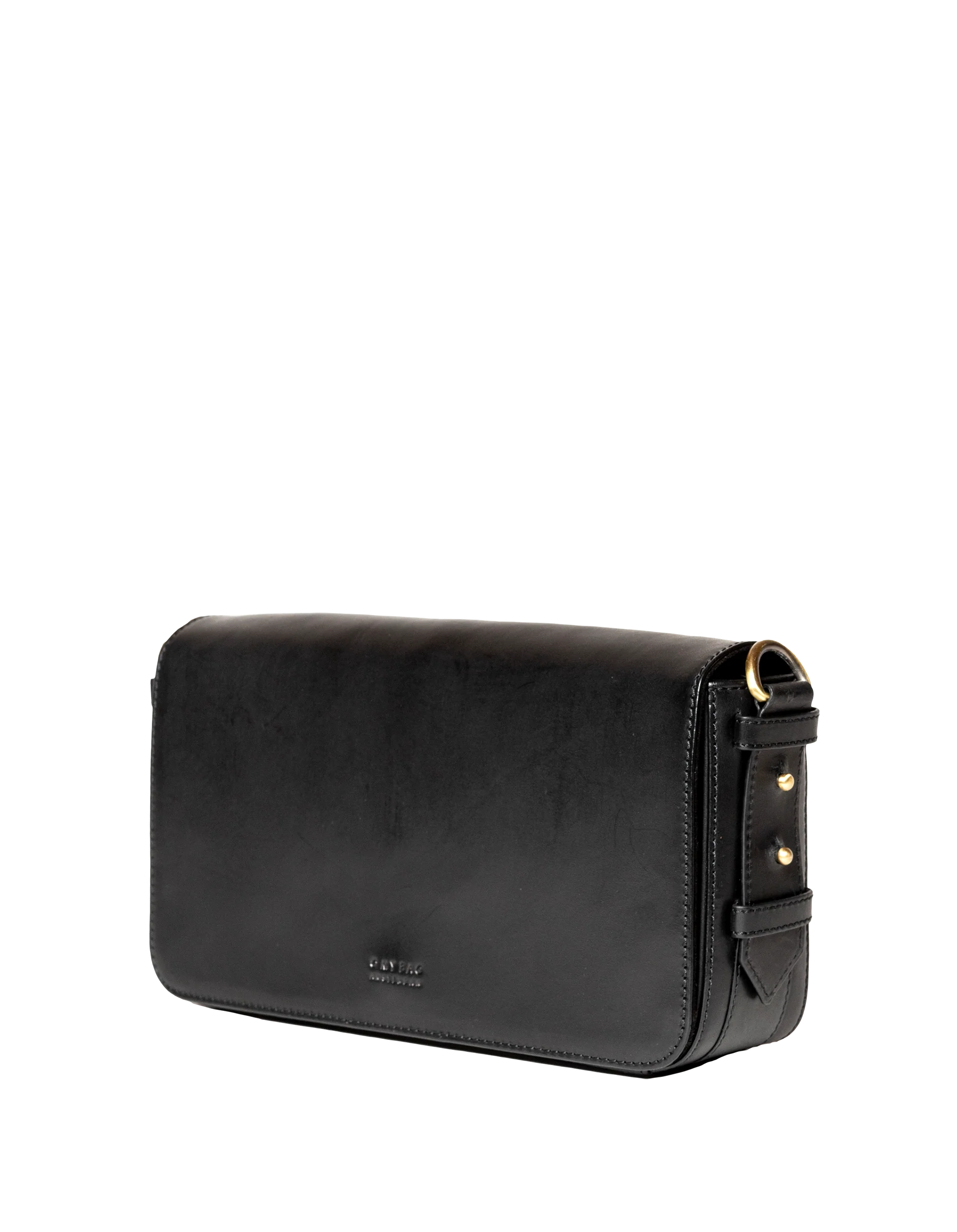 Gina Baguette Black Classic Leather
