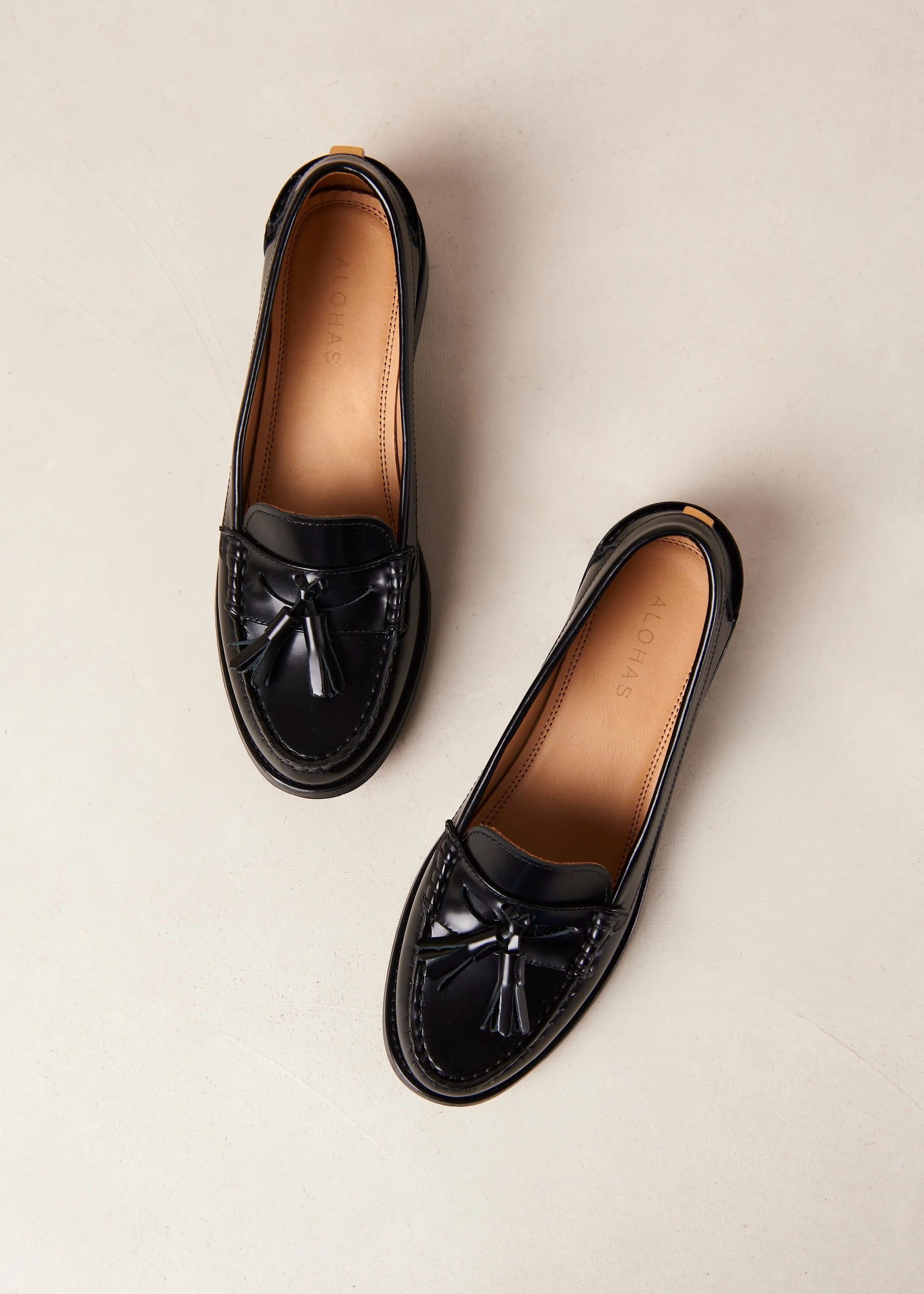 Terrane Leather Loafers Black
