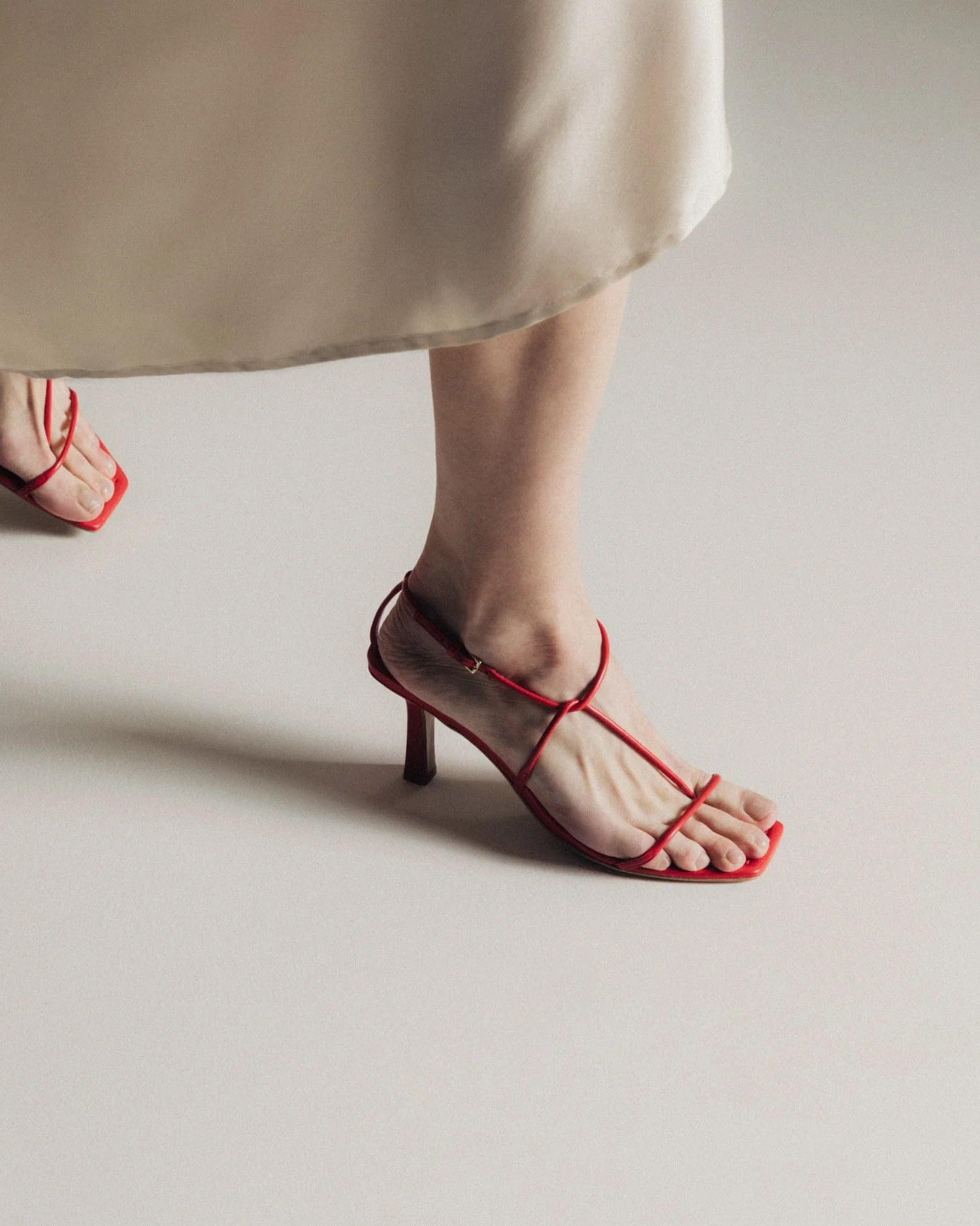 The Strappy Sandal Red