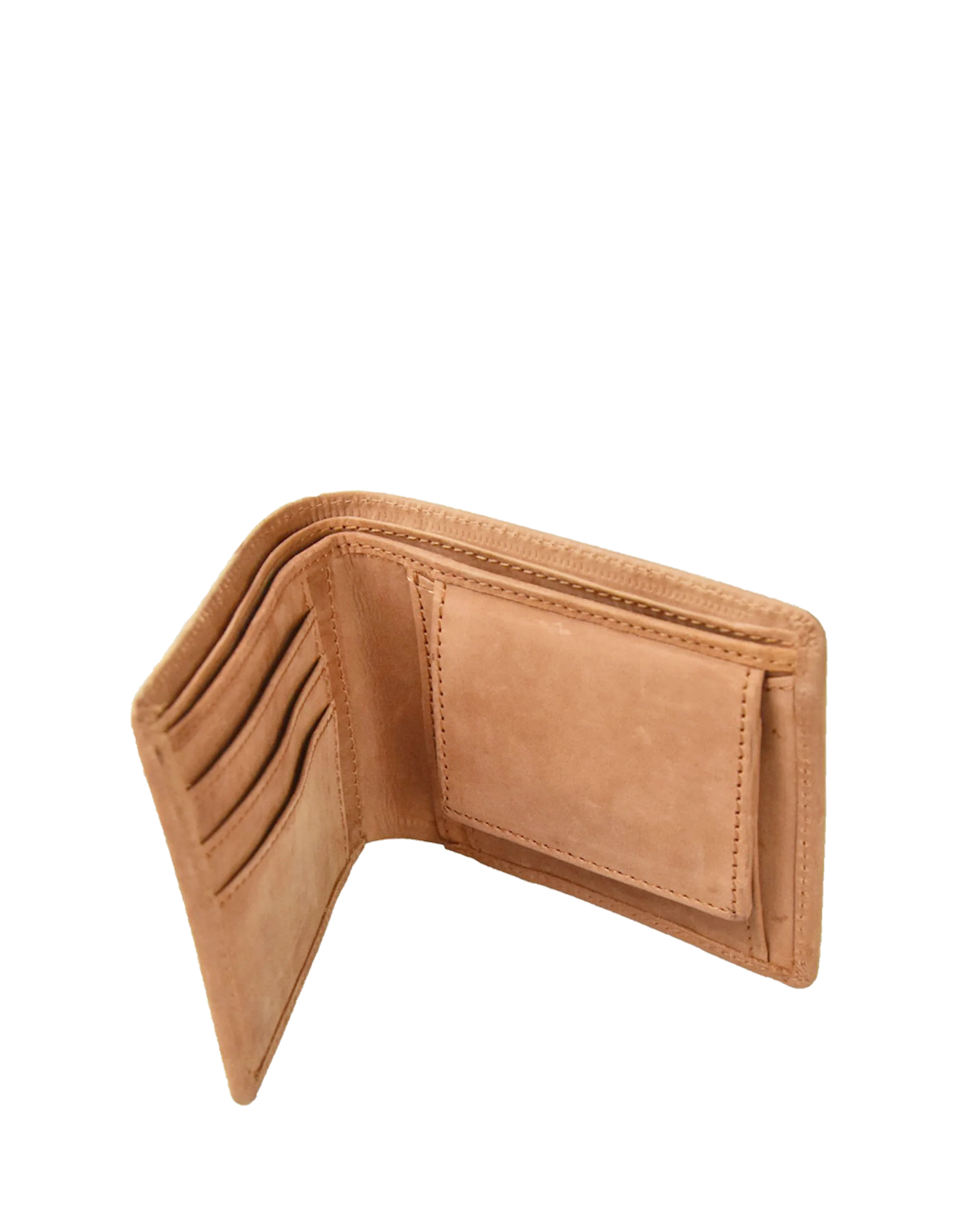Tobi's Wallet Hunter Leather Camel Brown