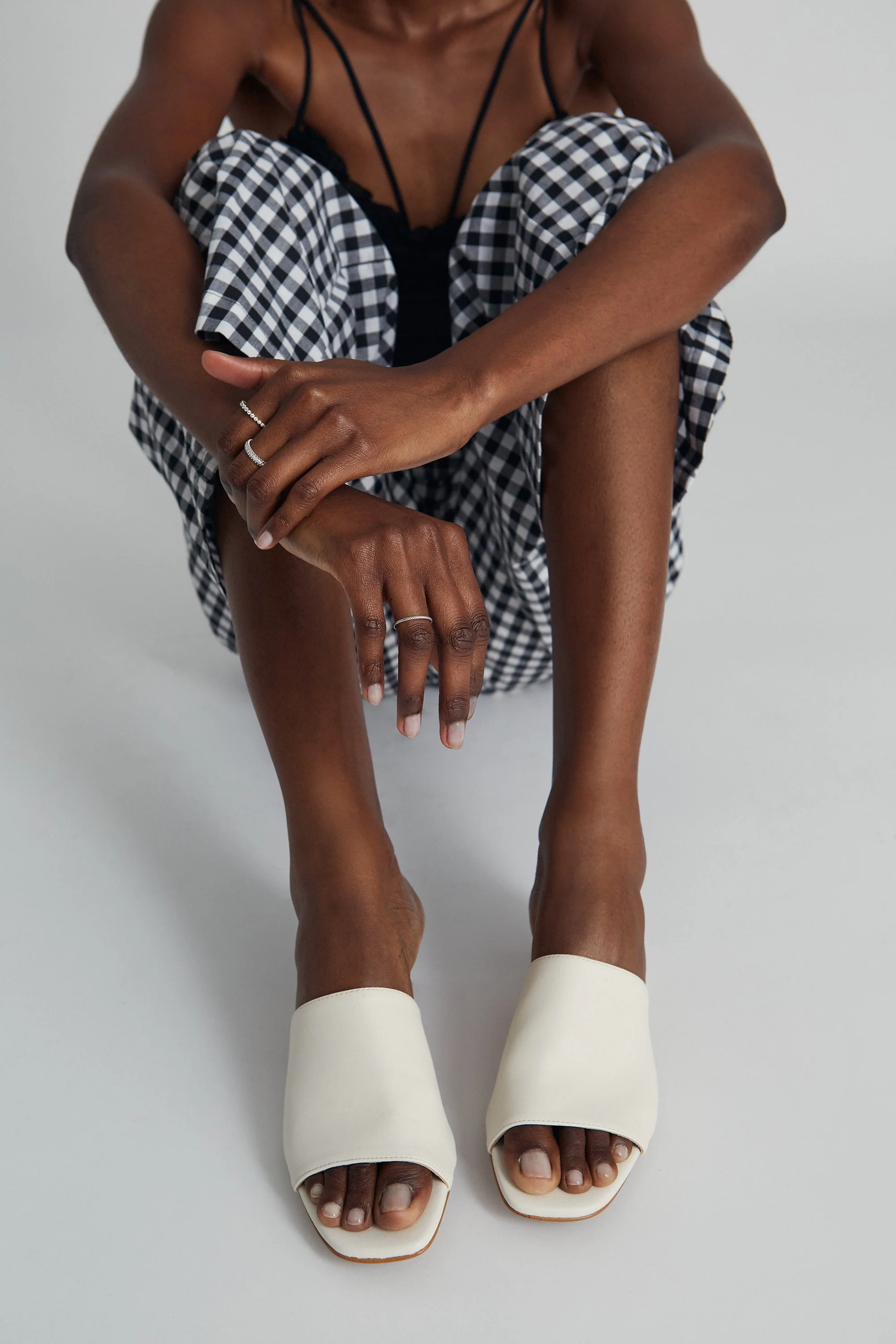 White Vegan Heels