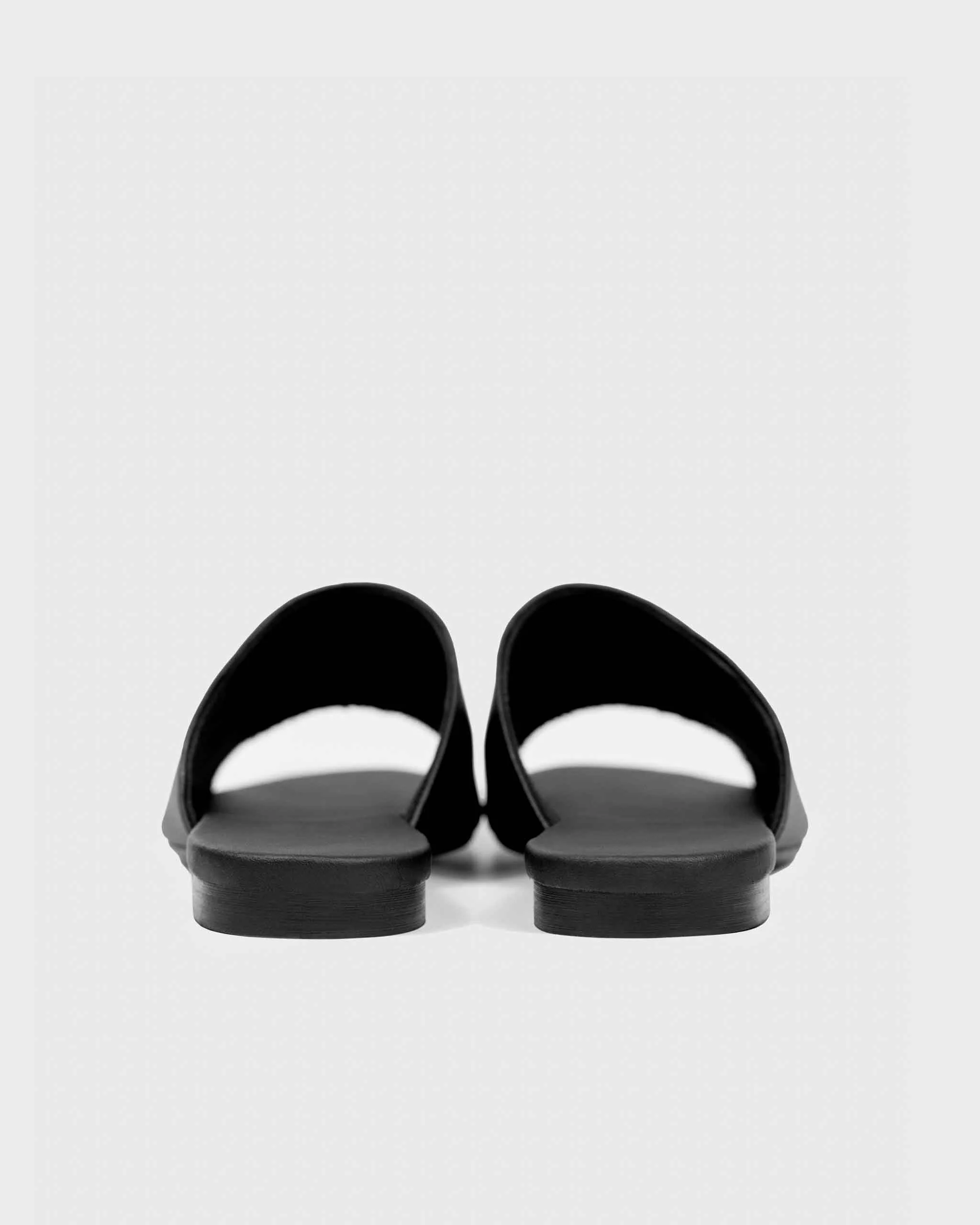 Ritzy Slides Grapes Leather Black