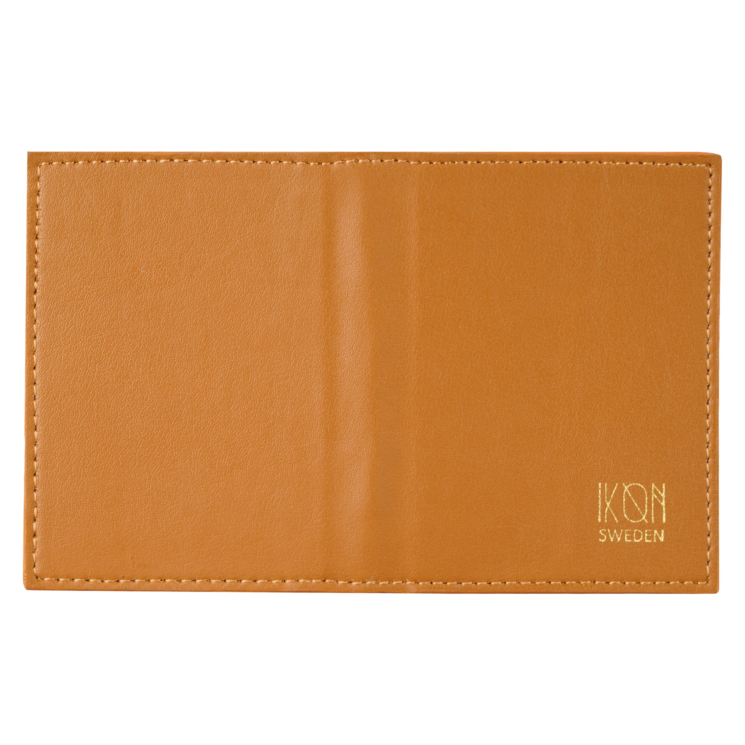 Cactus Leather BiFold Card Holder Cognac