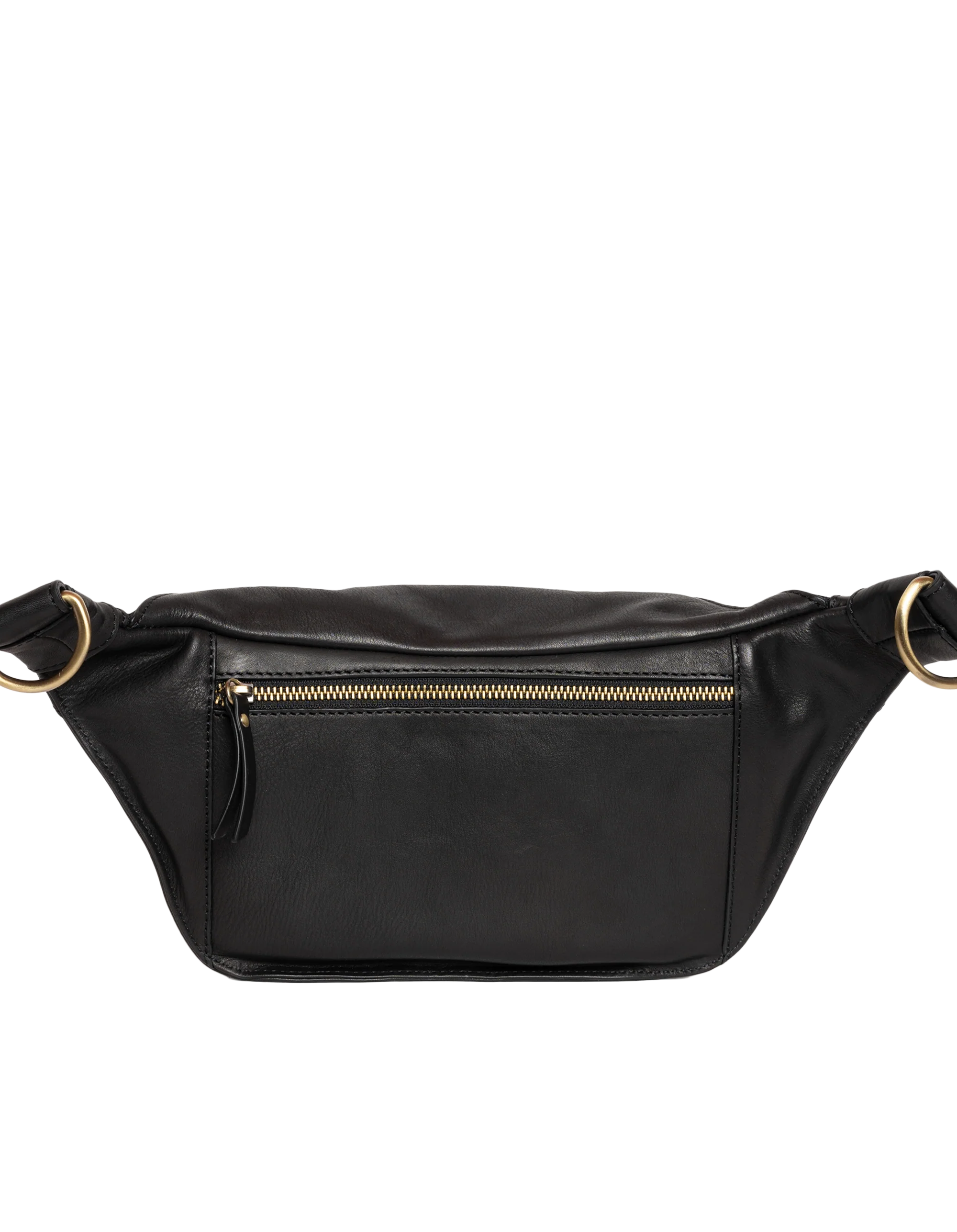 Drew Bum Bag Soft Grain Leather Black