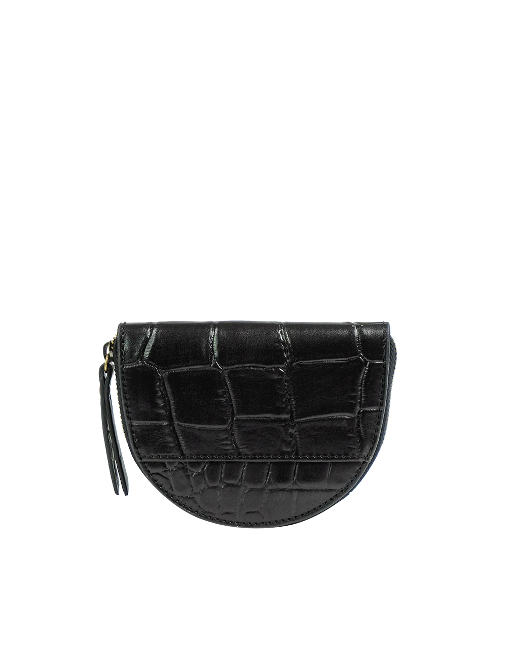 Laura Coin Purse Classic Croco Black