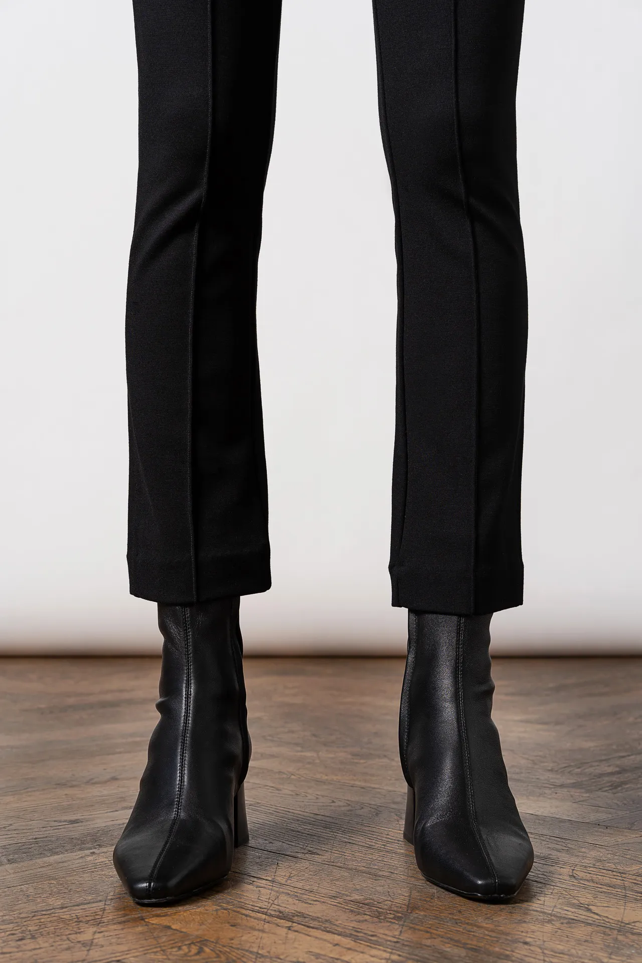 Lou Straight Pants Black