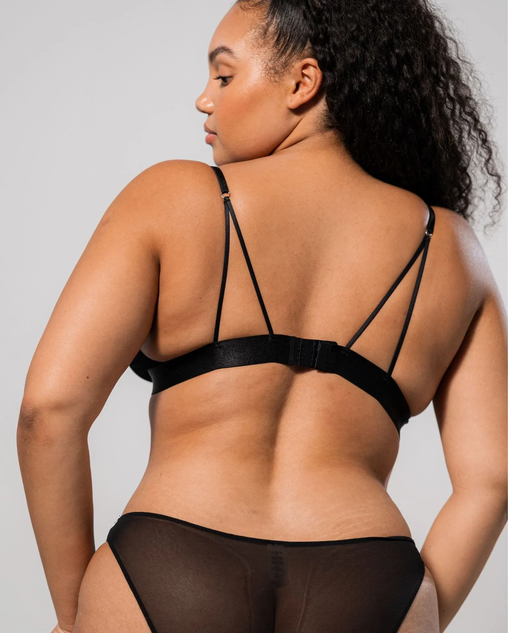 Mesh Bralette Mesh Mania Black