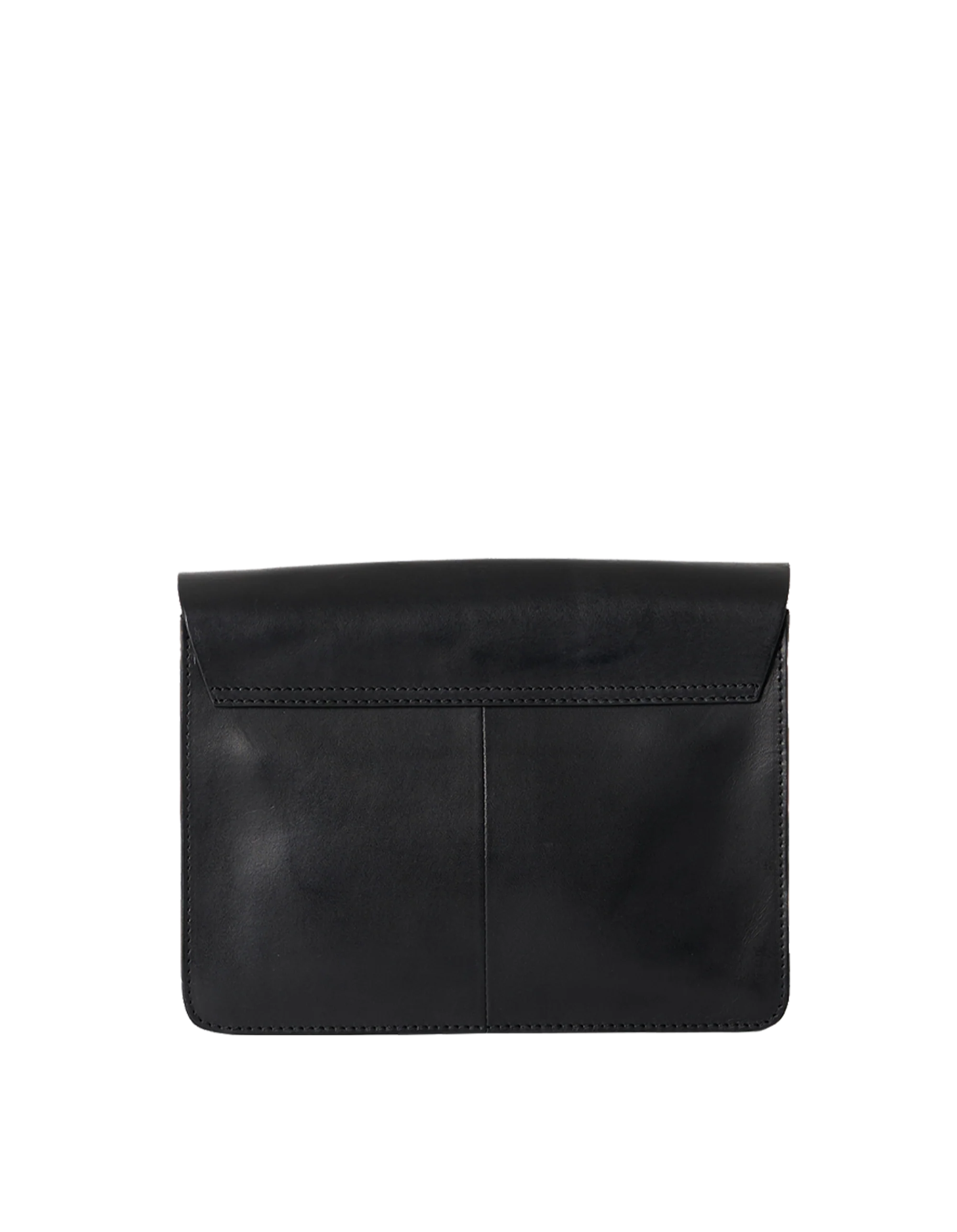 Audrey Black Checkered Classic Leather