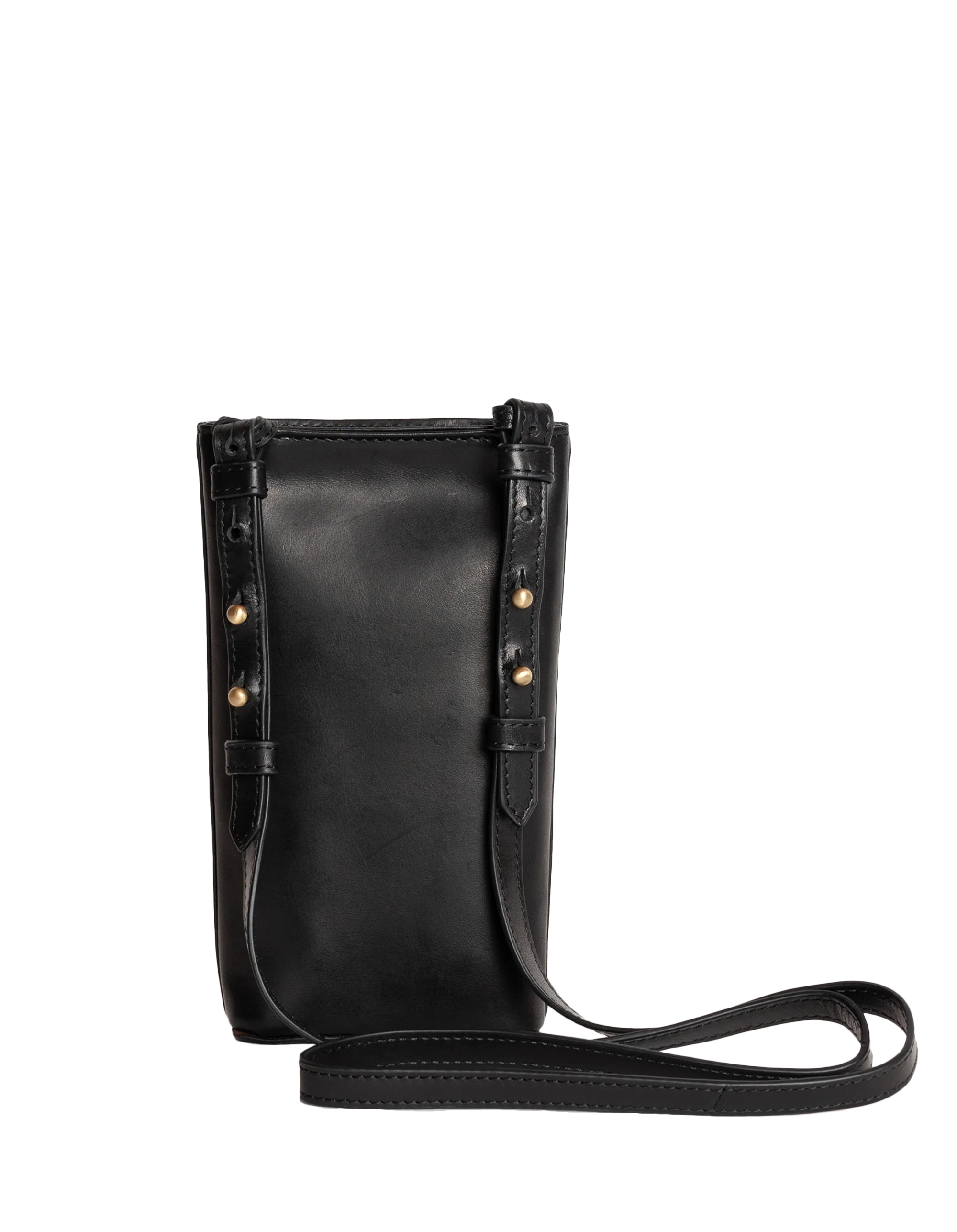 Charlie Phone Bag Classic Leather Black