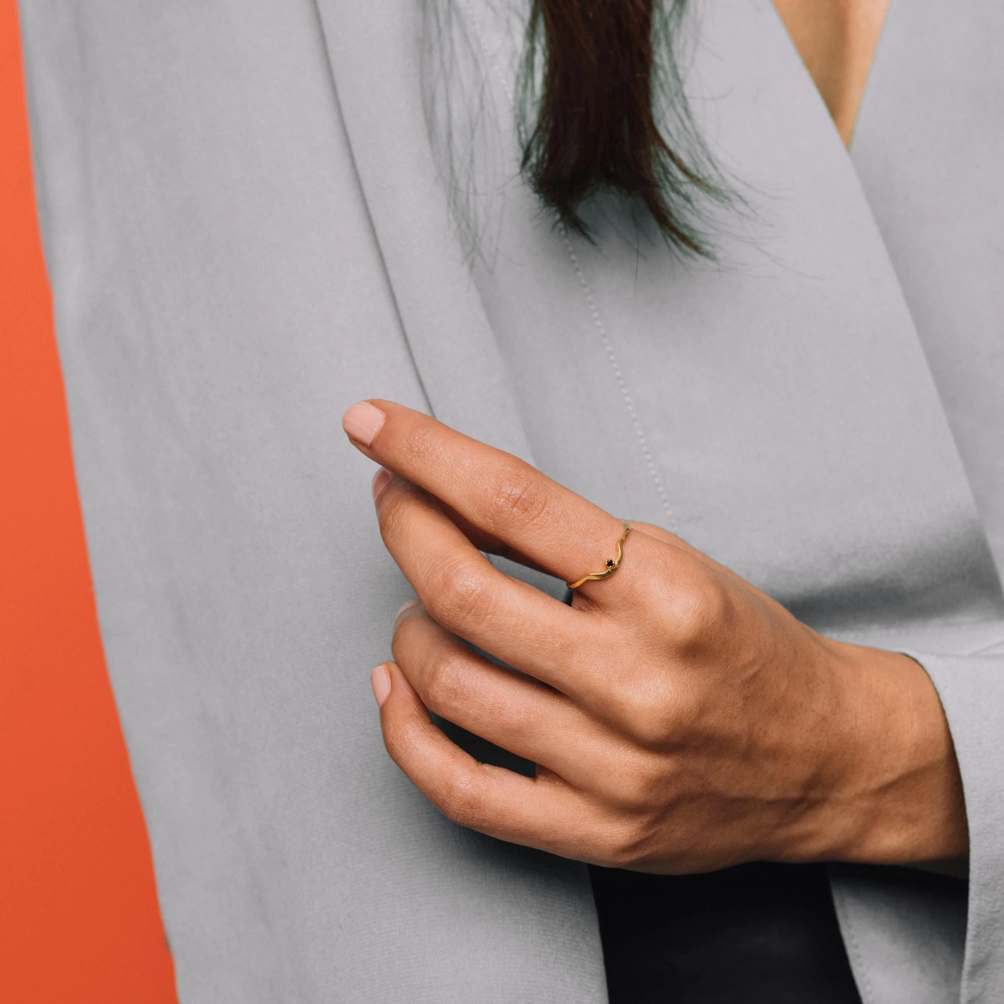 Curved Black Ring