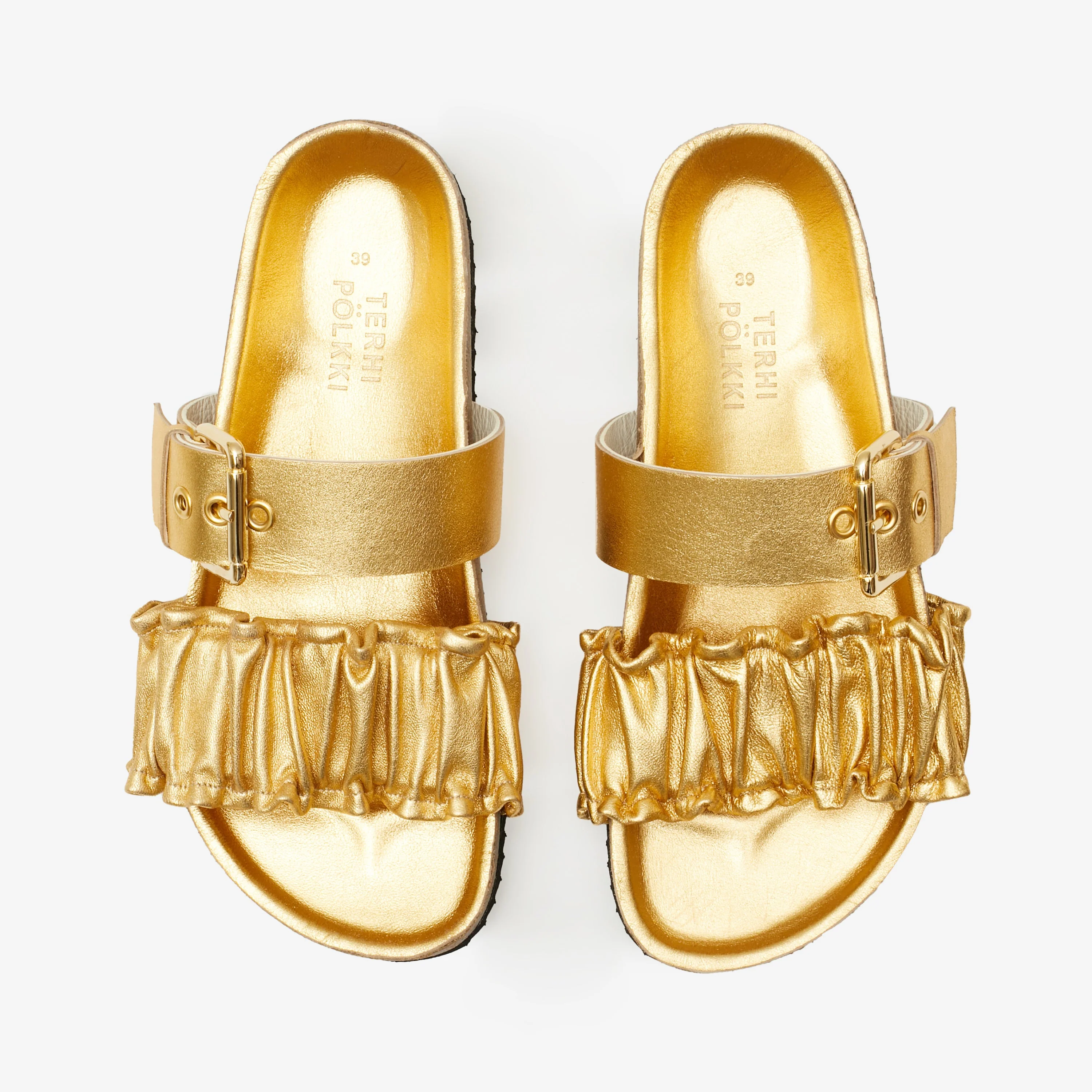 Iris Fussbett Sandal Gold