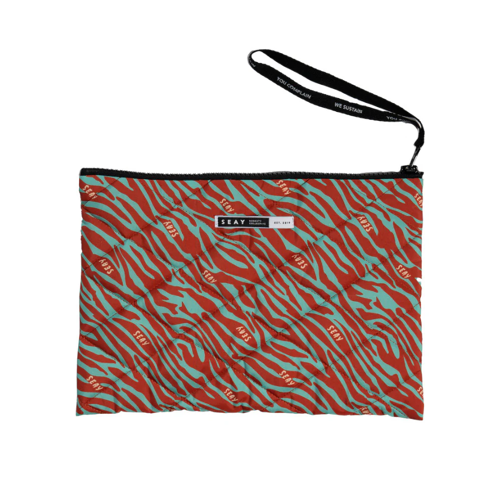 Tang Beach Pochette Orange Tiger