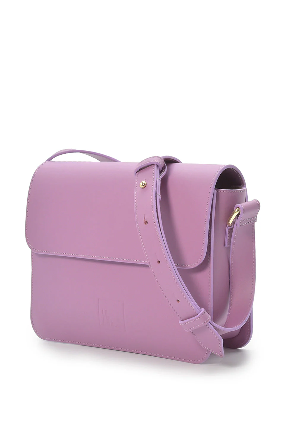Squere Leather Shoulder Bag Malva