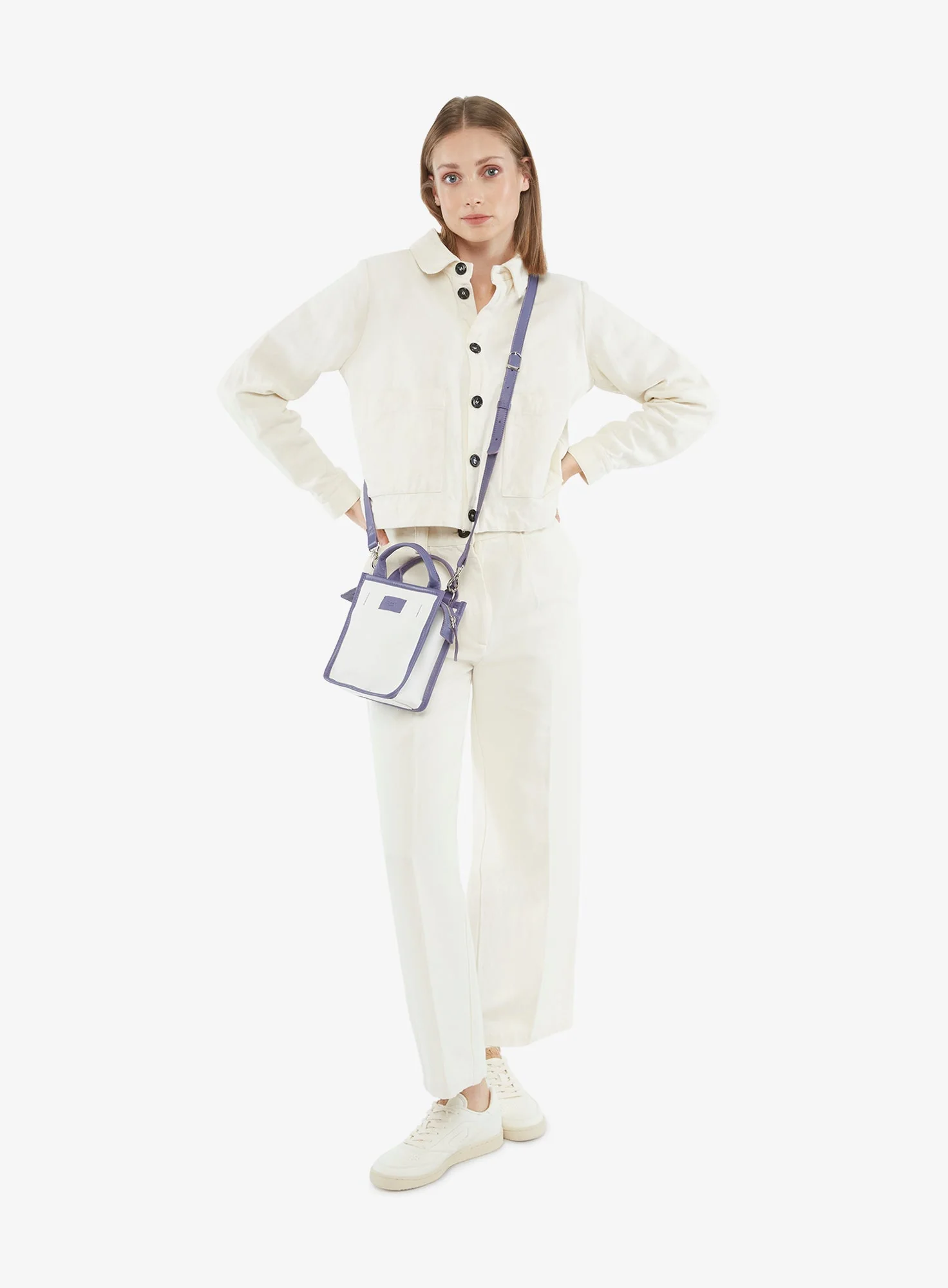 Crossbody Finchie Canvas Lavender