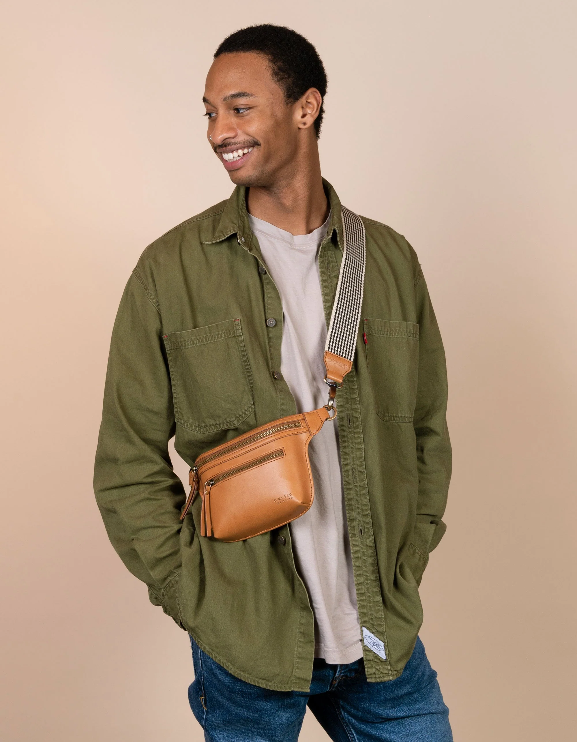 Beck's Bum Bag Apple Leather Cognac