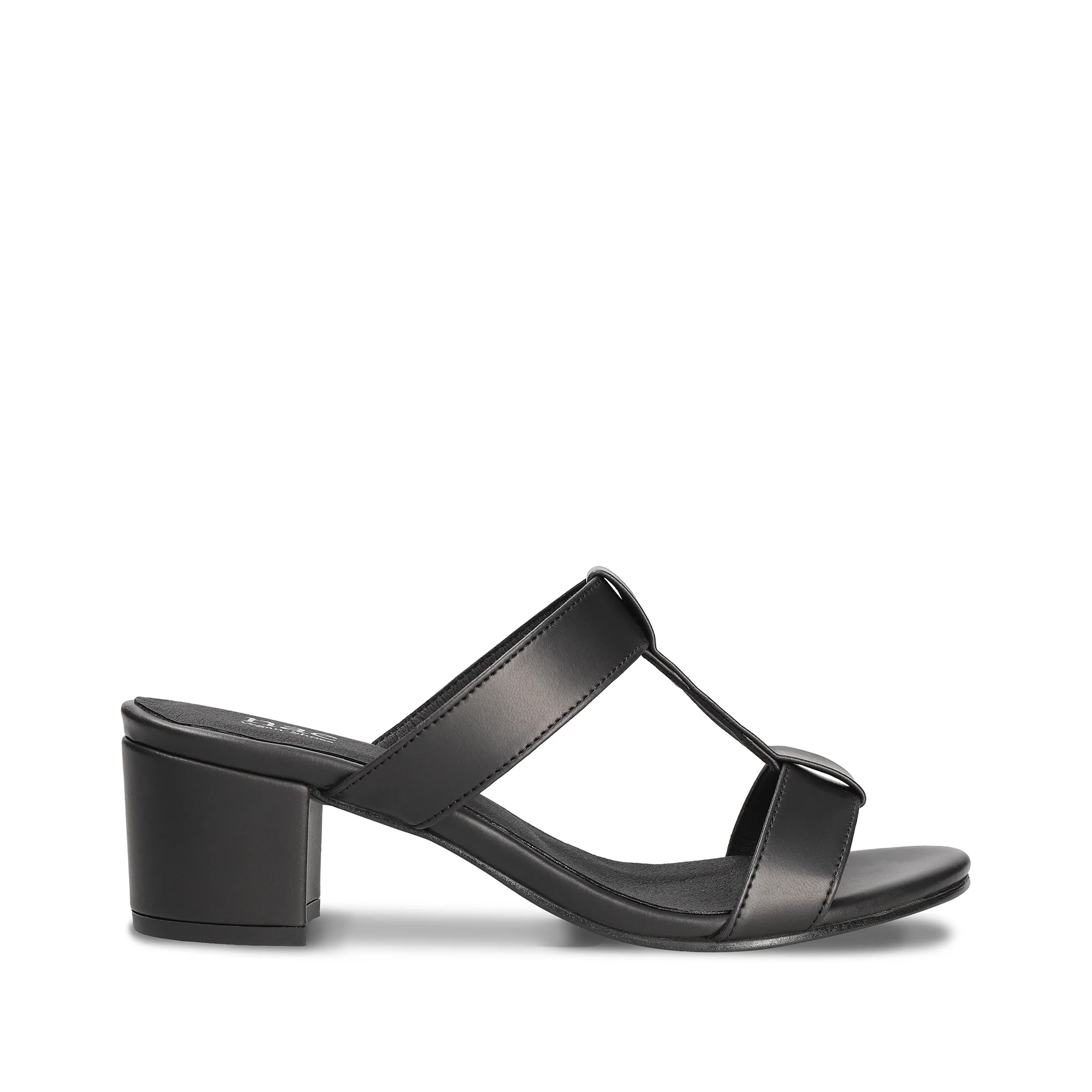 Iris Black Vegan High-Heeled Sandals