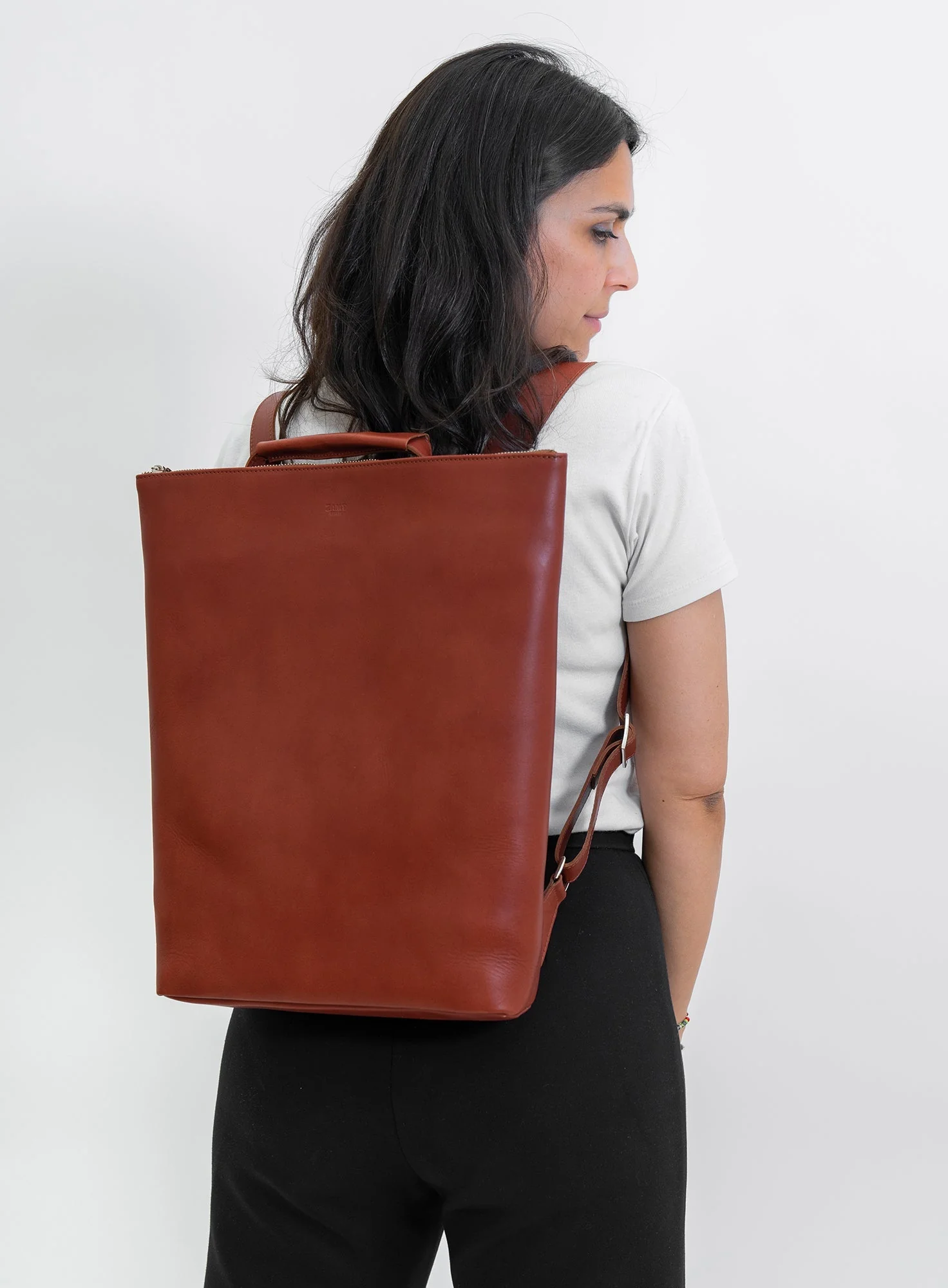 Tote Backpack Elliot Cognac