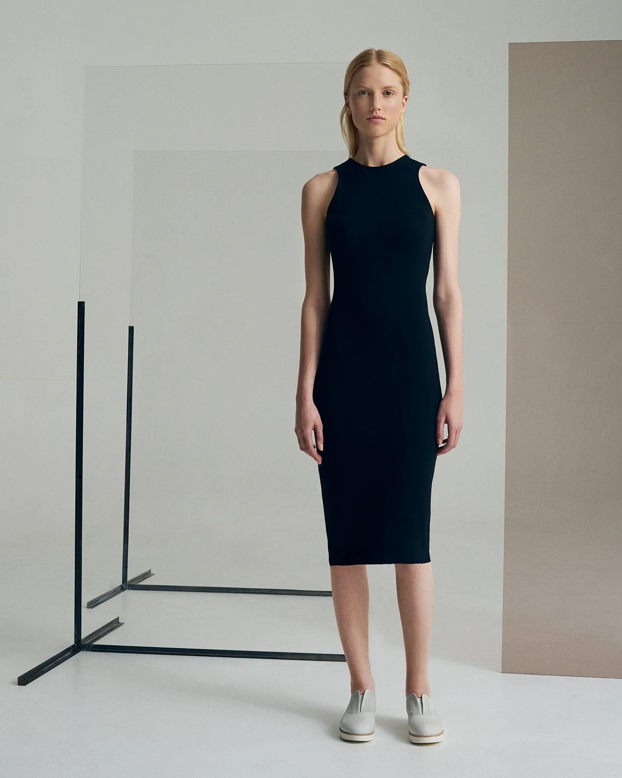 Nora Bamboo Jersey Dress Black