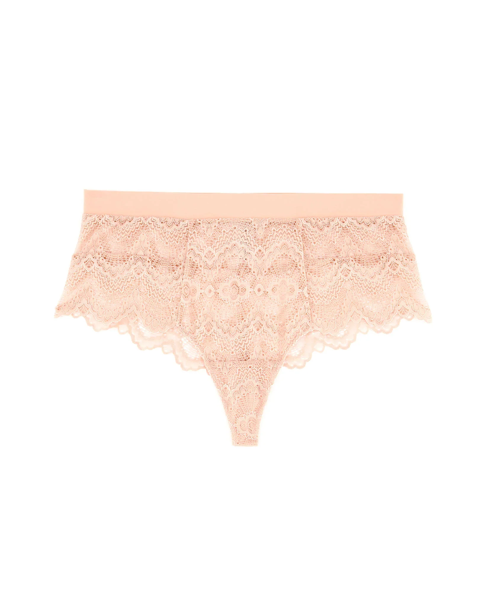 Lace Highwaist String Naked