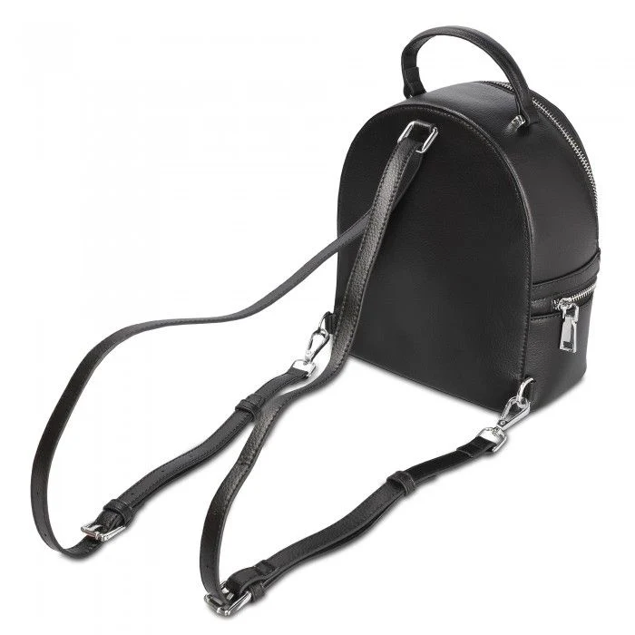 Ame AppleSkin Backpack Zipper Pockets Black