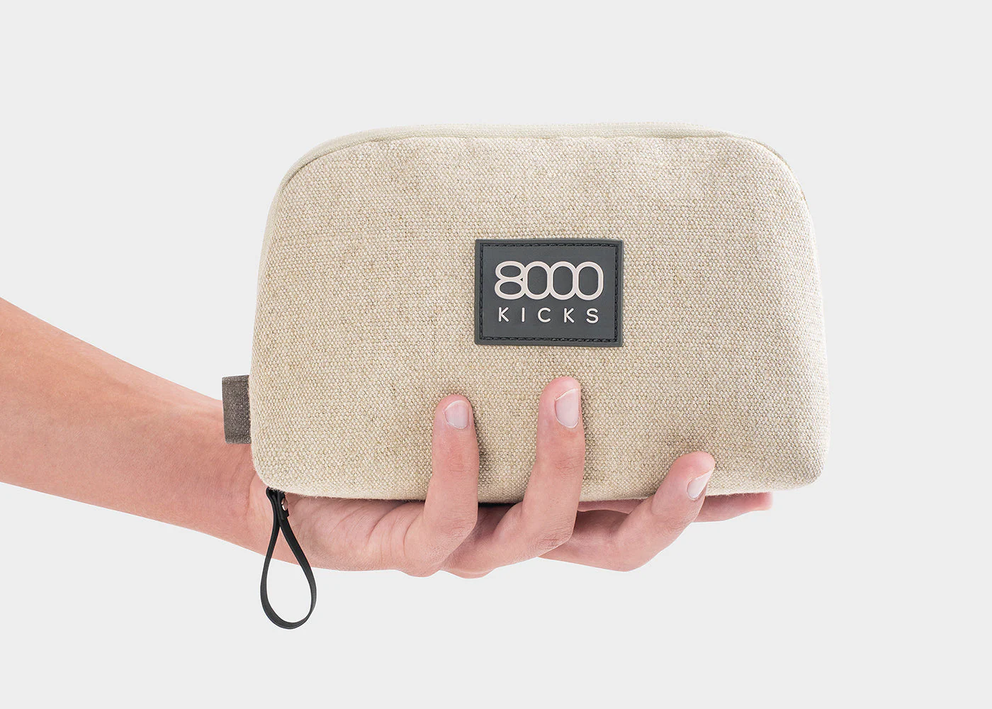Accessory & Tech Pouch in Beige