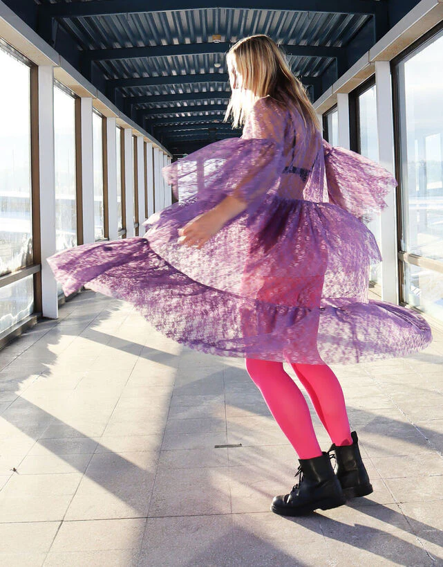 Lush Dress Lace Lavender